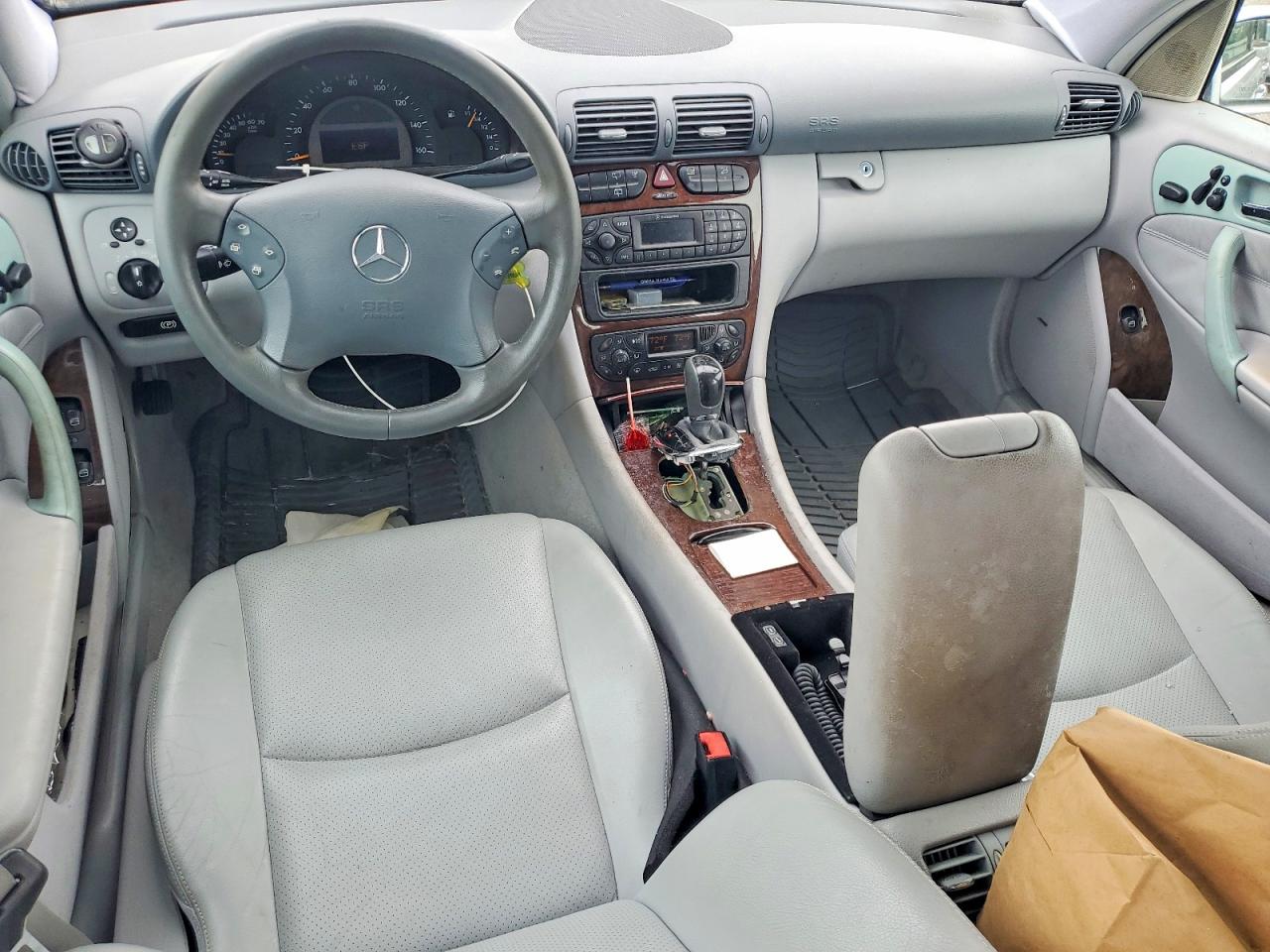 2003 Mercedes-benz C 320 Silver vin: WDBRH64J03F324913