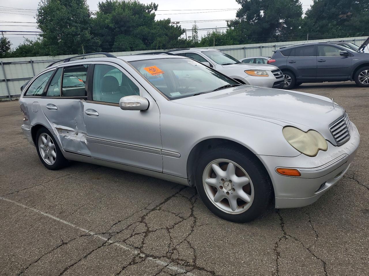 2003 Mercedes-benz C 320 Silver vin: WDBRH64J03F324913
