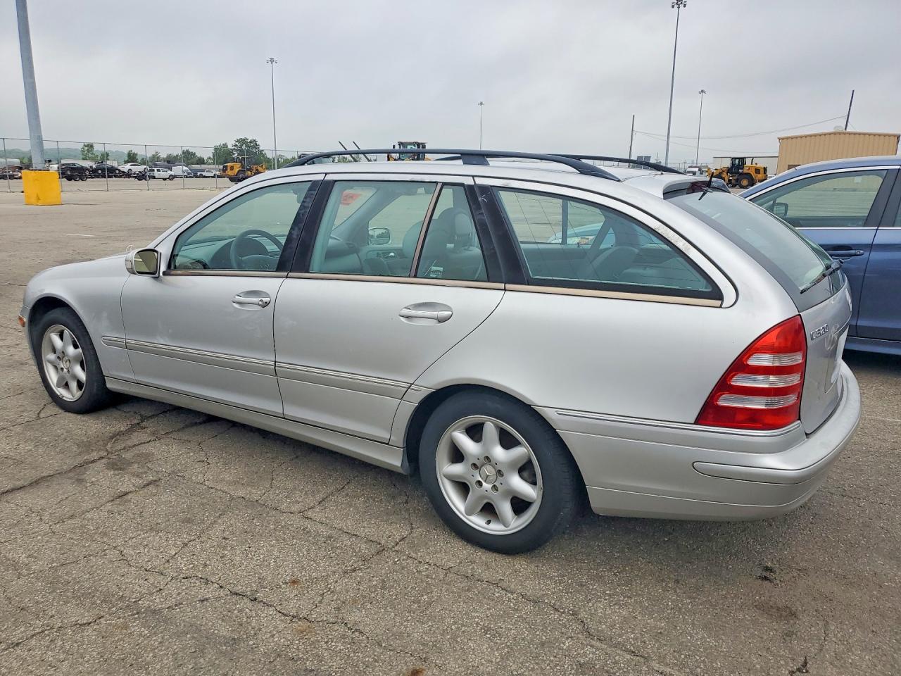 2003 Mercedes-benz C 320 Silver vin: WDBRH64J03F324913