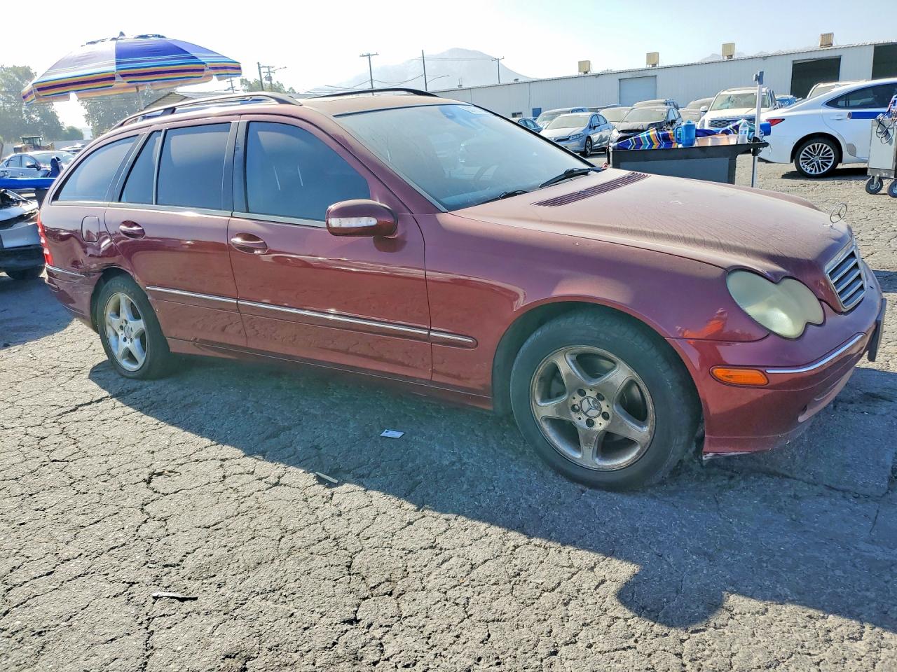 2002 Mercedes-benz C 320 Бордовый vin: WDBRH64J32F116944