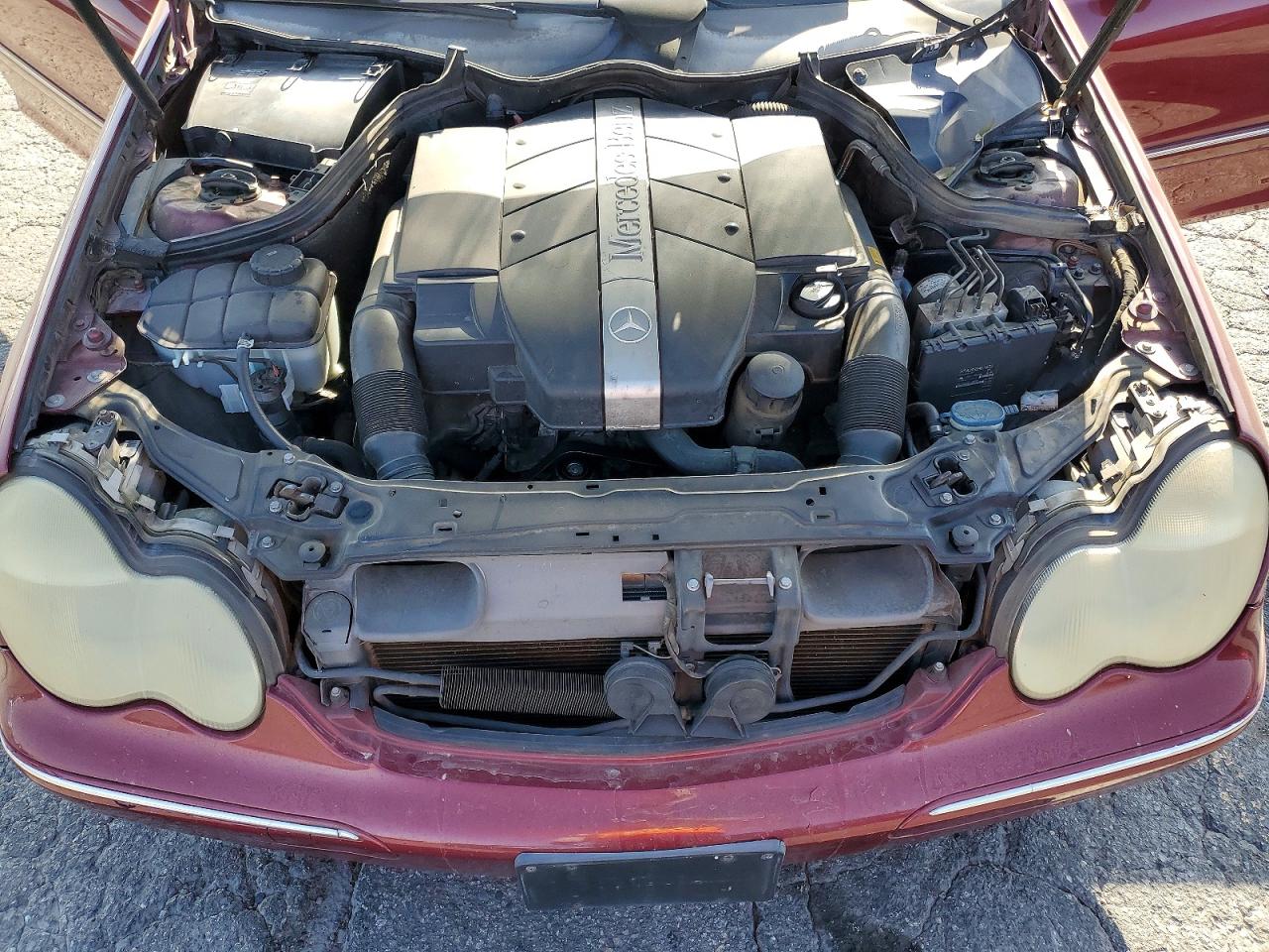2002 Mercedes-benz C 320 Бордовый vin: WDBRH64J32F116944