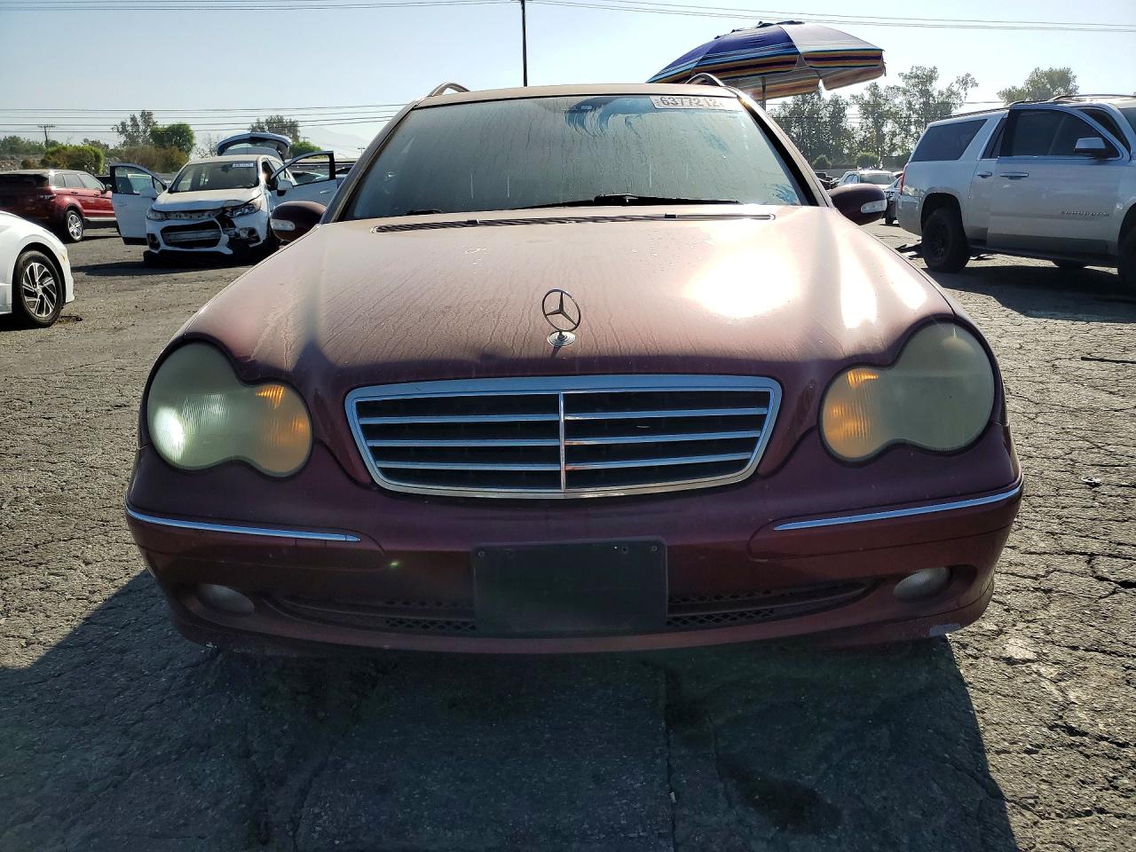 2002 Mercedes-benz C 320 Бордовый vin: WDBRH64J32F116944