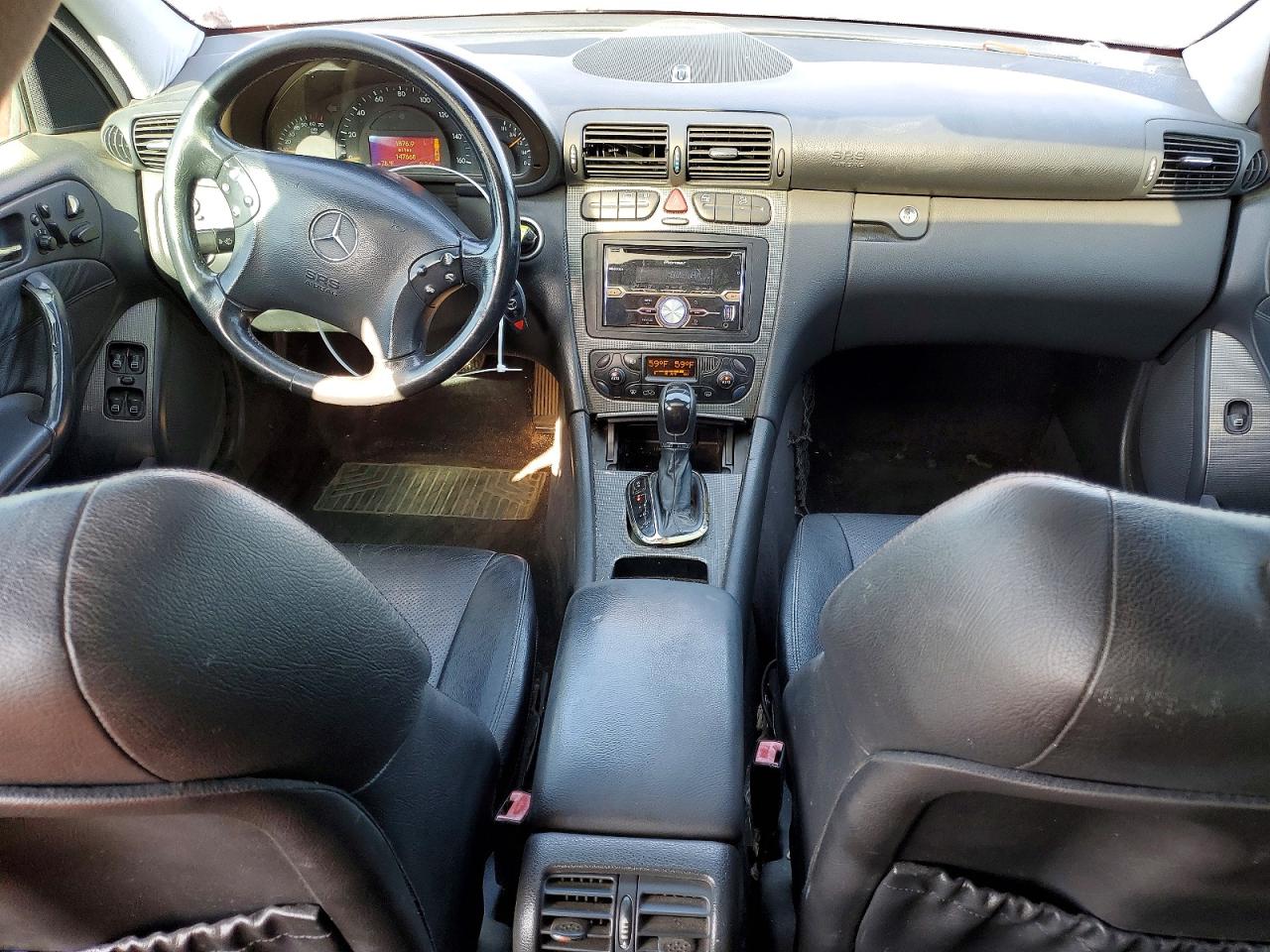 2002 Mercedes-benz C 320 Бордовый vin: WDBRH64J32F116944