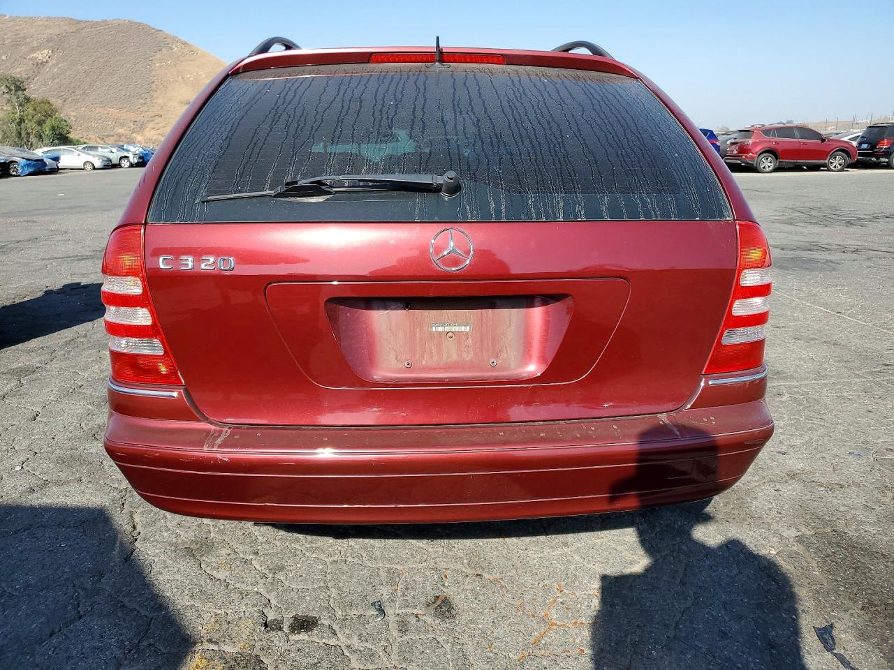 2002 Mercedes-benz C 320 Бордовый vin: WDBRH64J32F116944