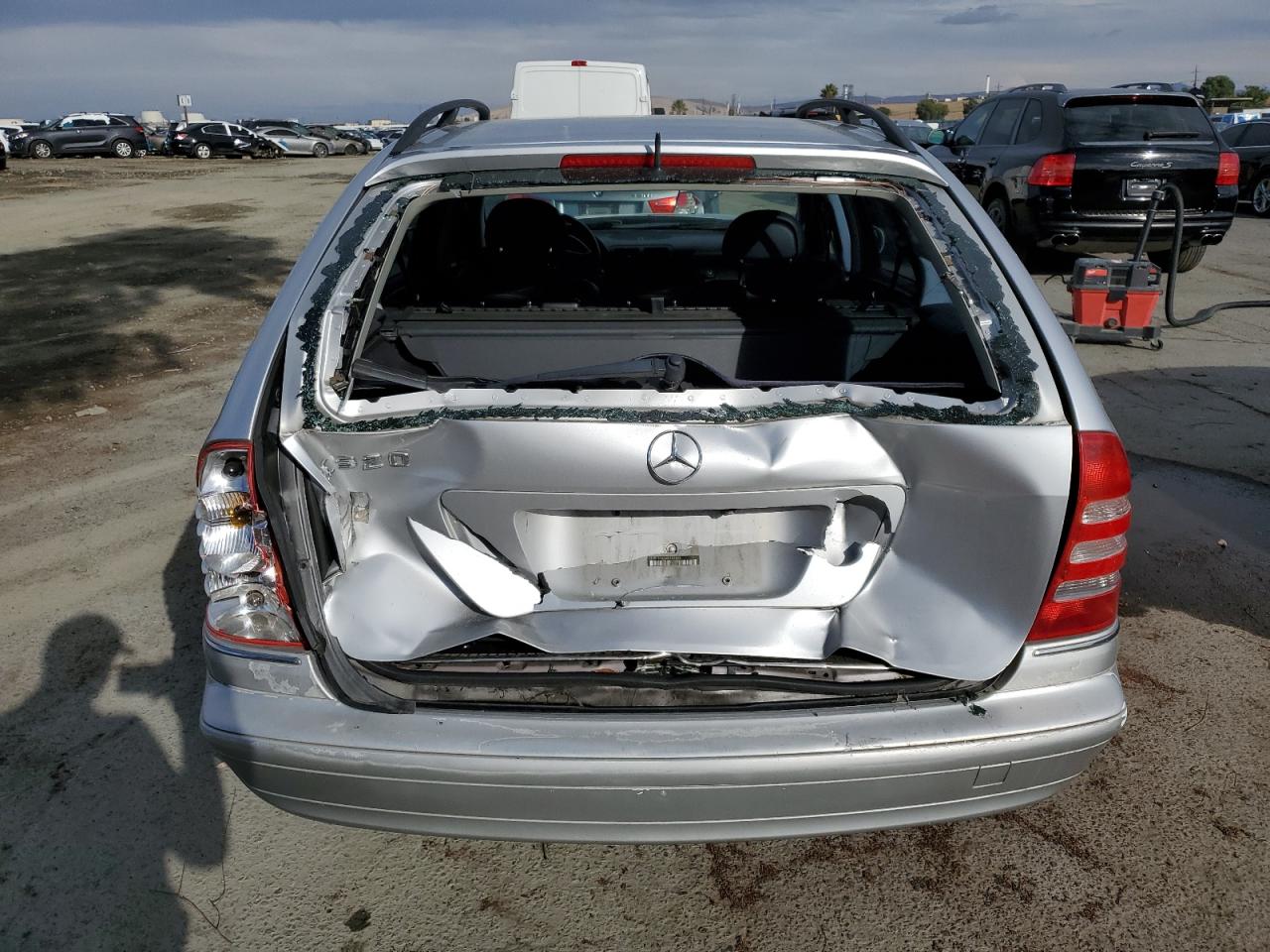 2002 Mercedes-benz C 320 Silver vin: WDBRH64J32F181888