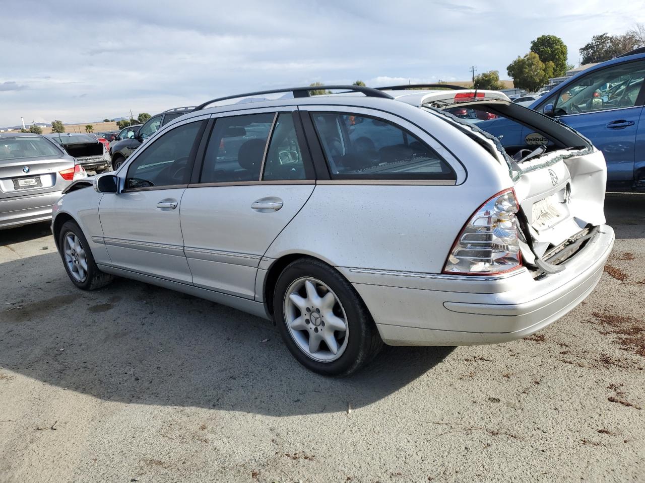 2002 Mercedes-benz C 320 Silver vin: WDBRH64J32F181888