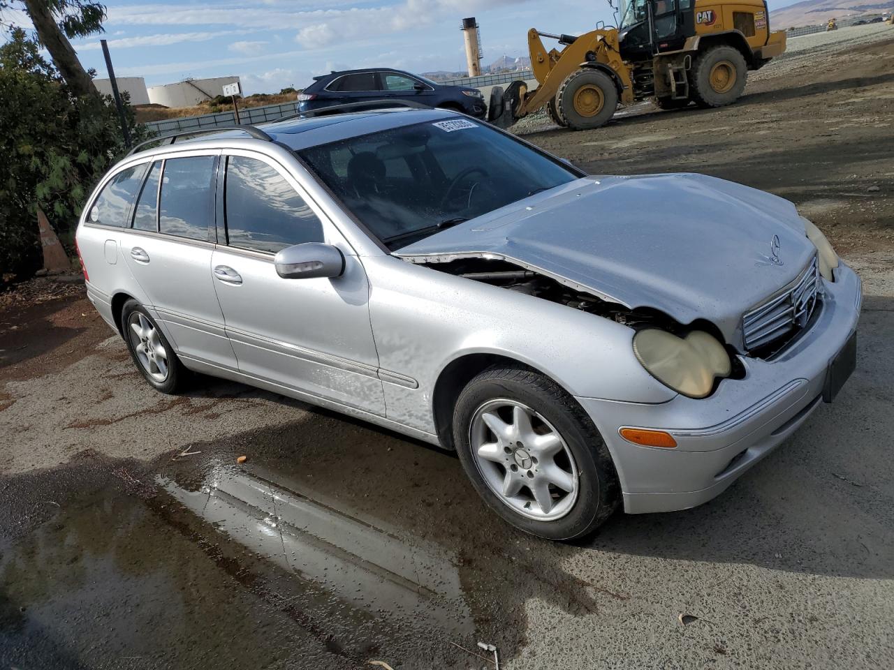 2002 Mercedes-benz C 320 Silver vin: WDBRH64J32F181888