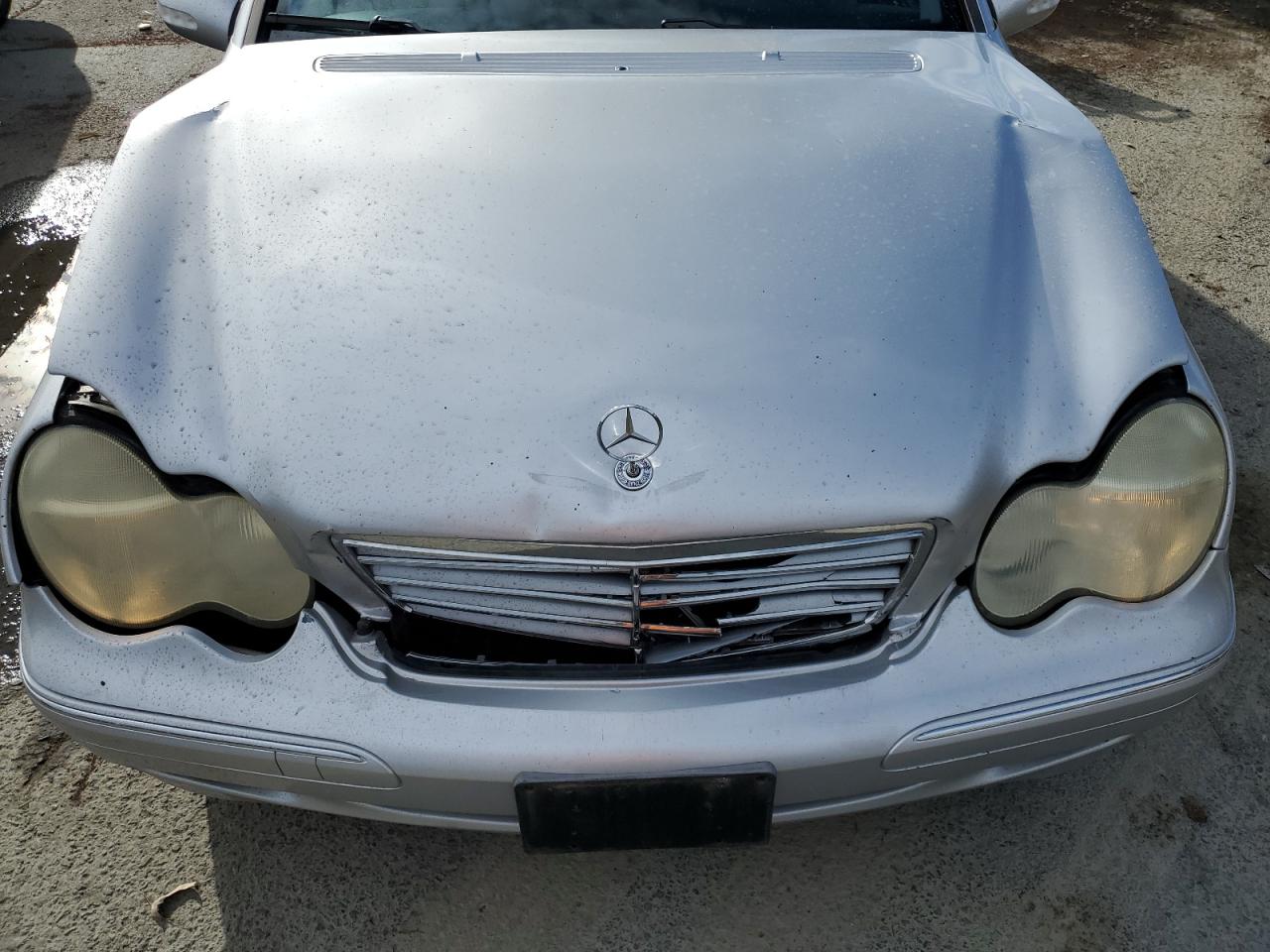 2002 Mercedes-benz C 320 Silver vin: WDBRH64J32F181888
