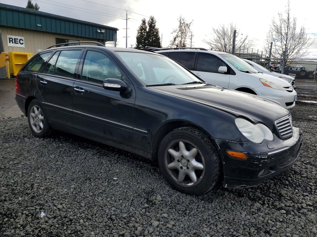 2002 Mercedes-benz C 320 Black vin: WDBRH64J42F196223
