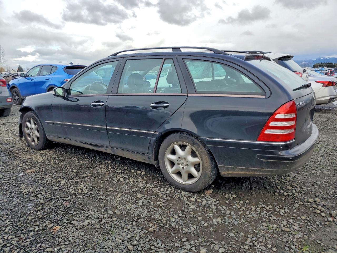 2002 Mercedes-benz C 320 Black vin: WDBRH64J42F196223