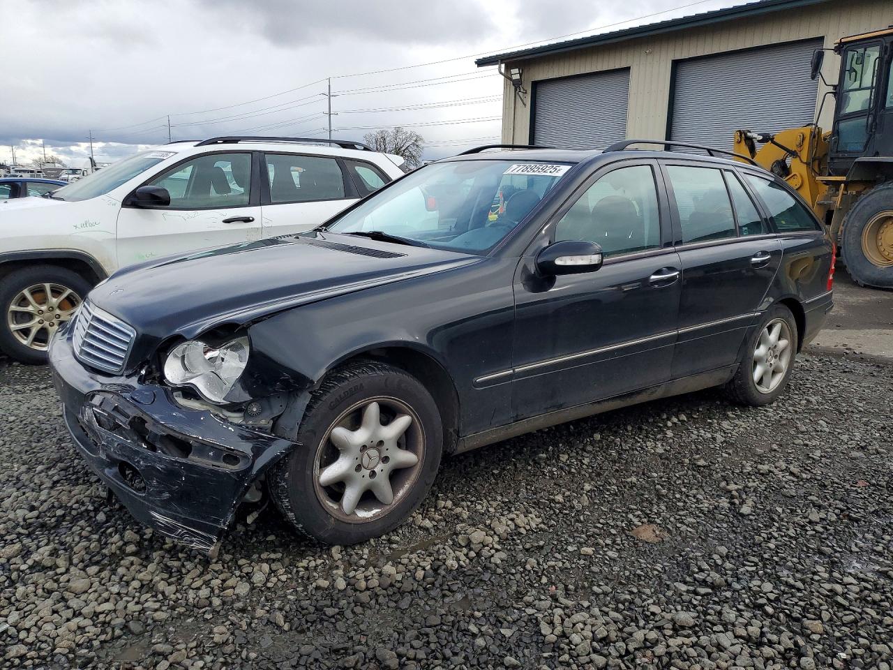 2002 Mercedes-benz C 320 Black vin: WDBRH64J42F196223