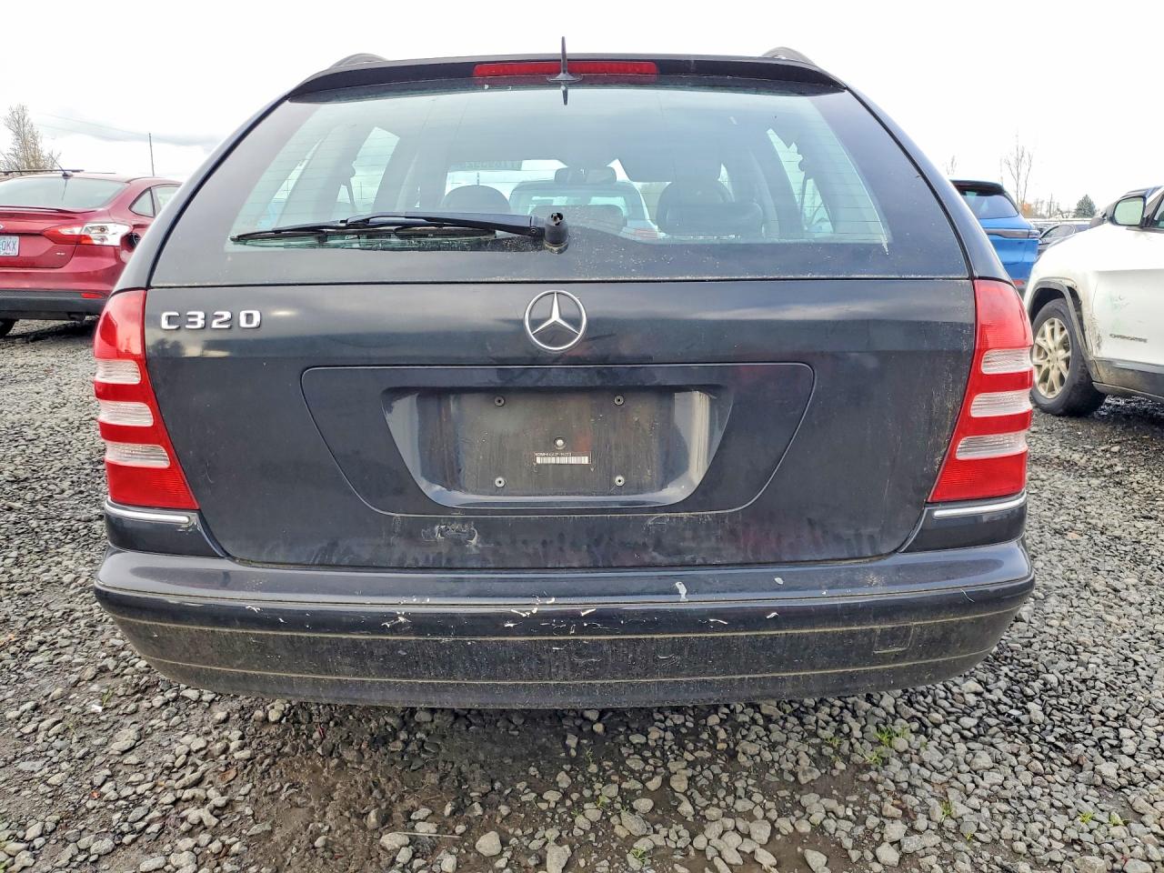2002 Mercedes-benz C 320 Black vin: WDBRH64J42F196223