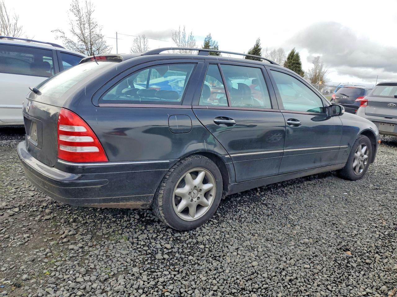 2002 Mercedes-benz C 320 Black vin: WDBRH64J42F196223