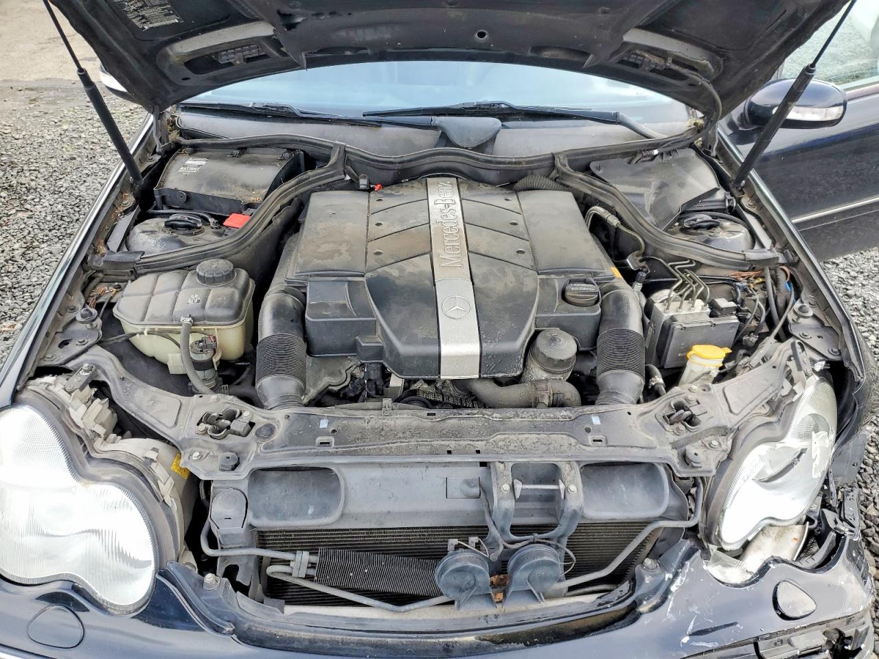 2002 Mercedes-benz C 320 Black vin: WDBRH64J42F196223