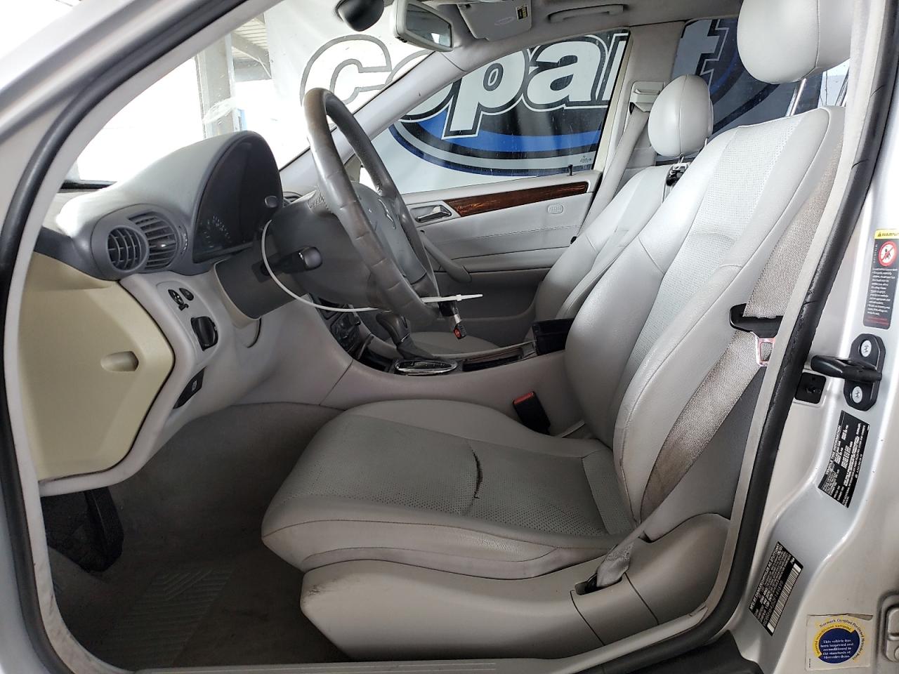 2002 Mercedes-benz C 320 Silver vin: WDBRH64J52F149699