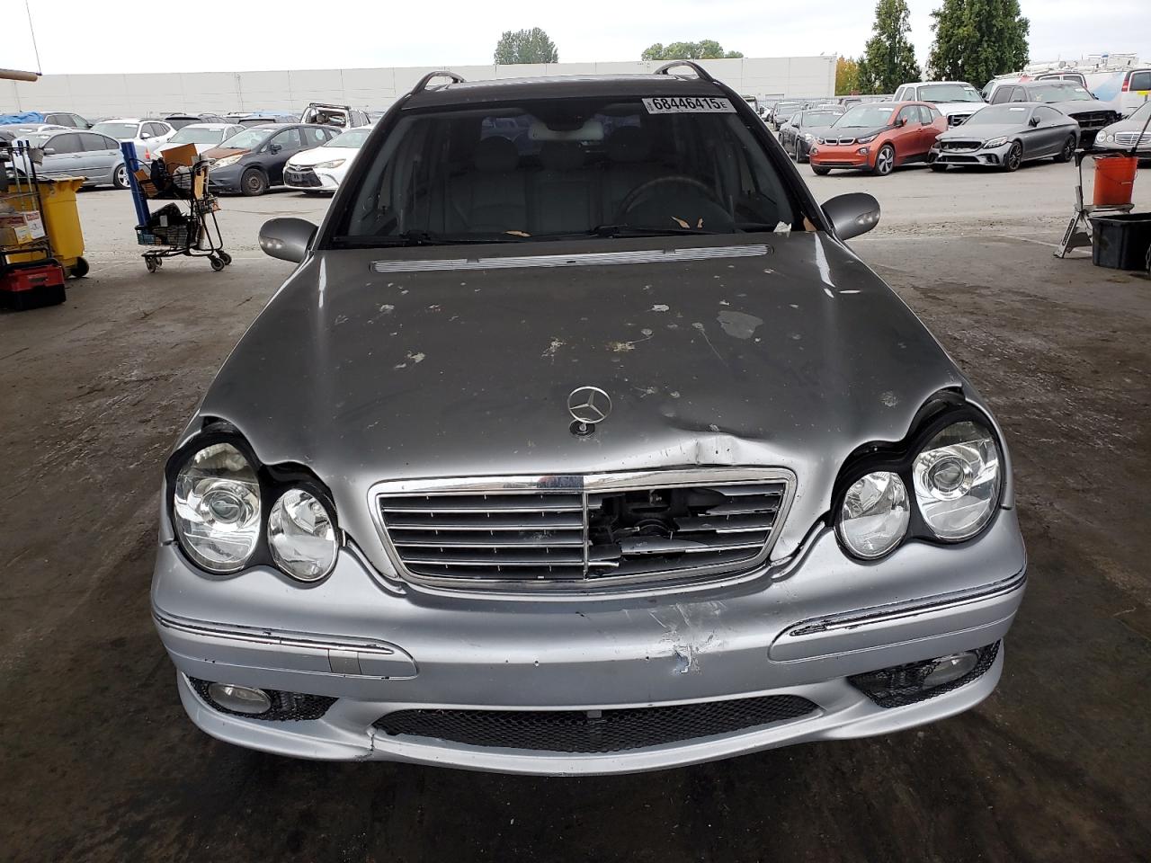 2002 Mercedes-benz C 320 Silver vin: WDBRH64J52F149699