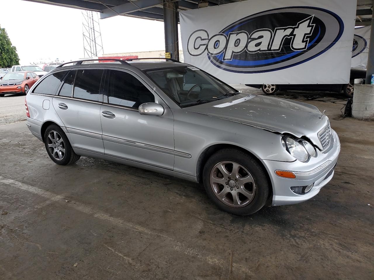 2002 Mercedes-benz C 320 Silver vin: WDBRH64J52F149699