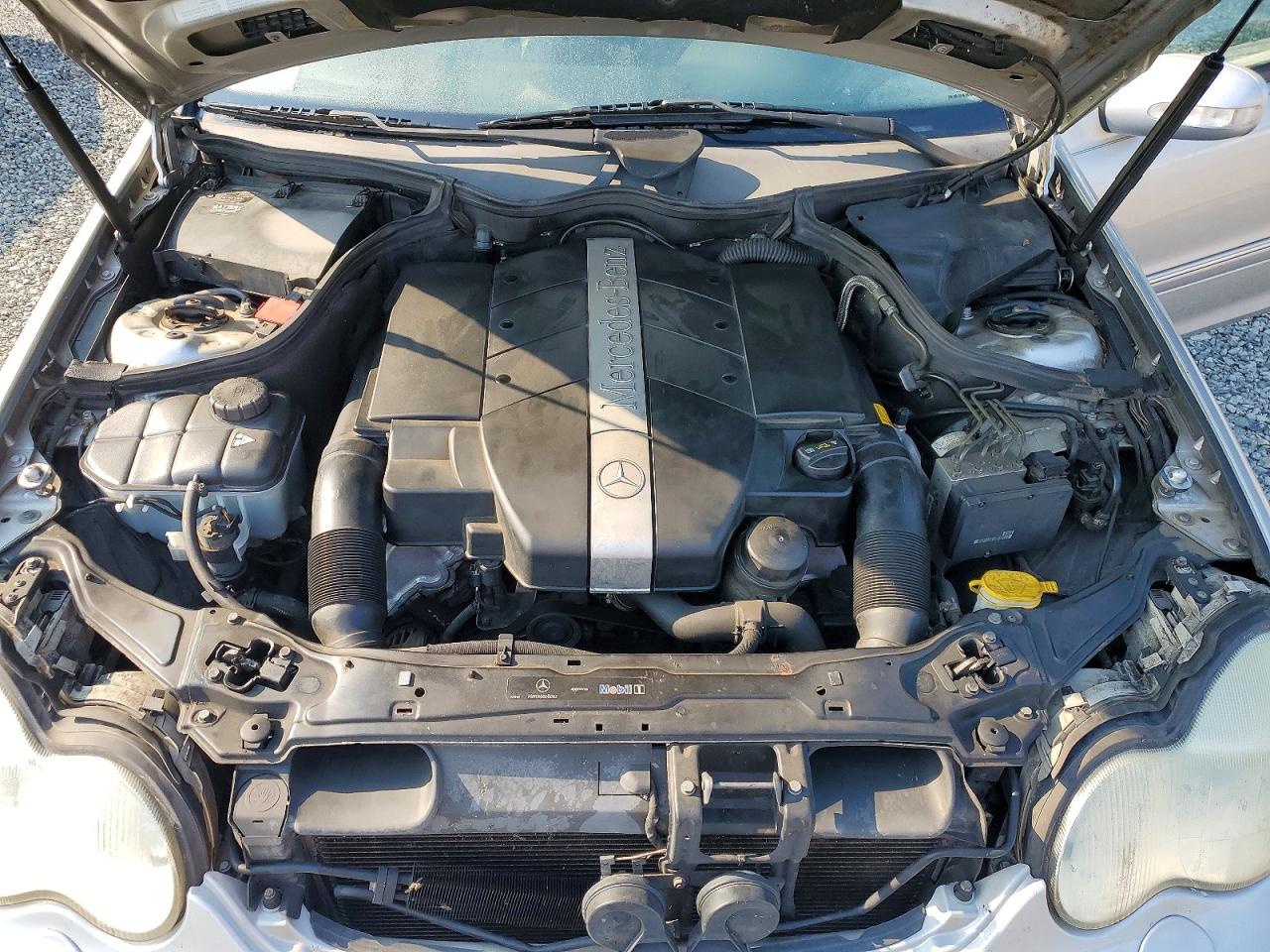 2003 Mercedes-benz C 320 Silver vin: WDBRH64J53F288233