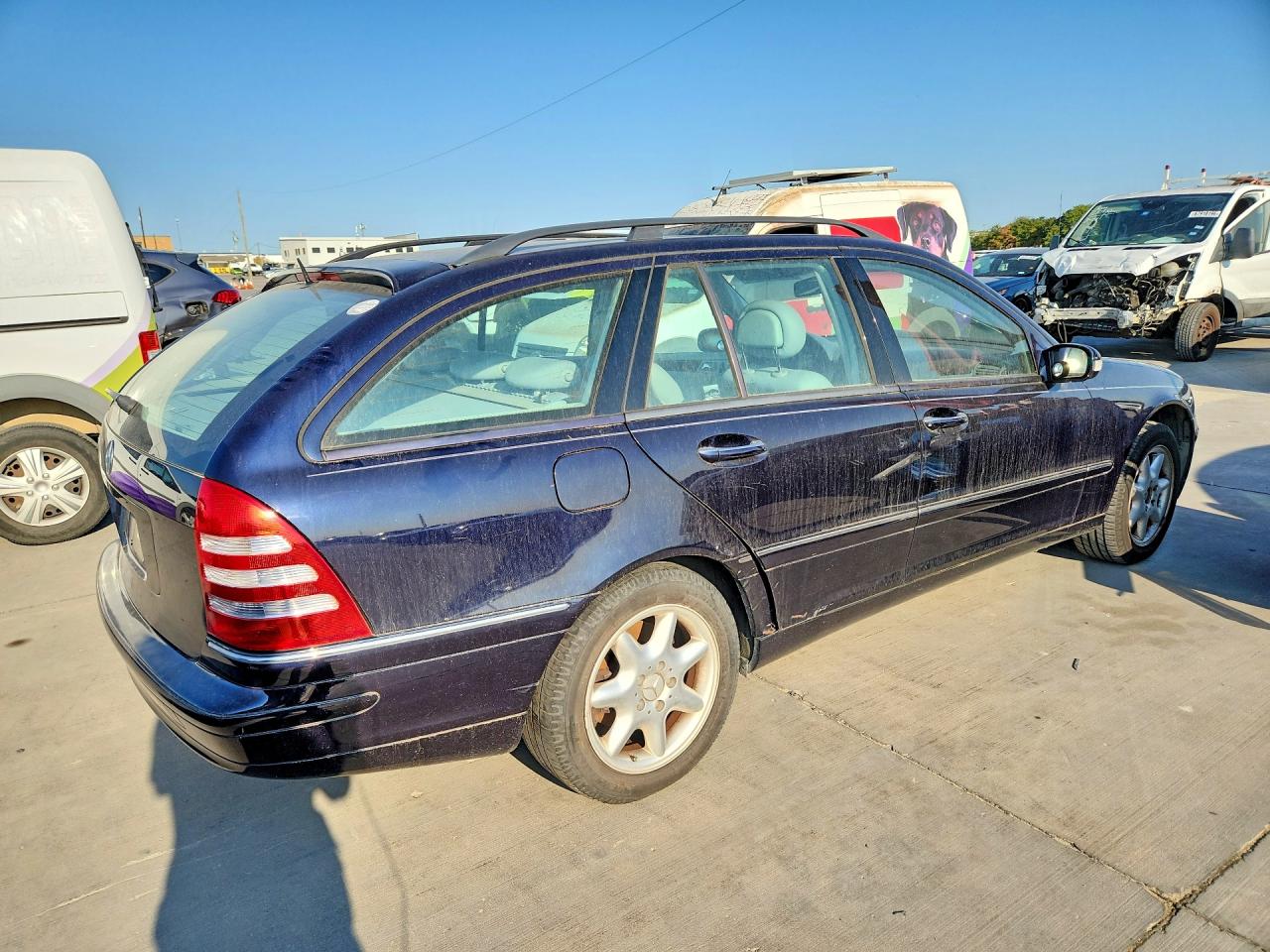 2002 Mercedes-benz C 320 Blue vin: WDBRH64J62F194537