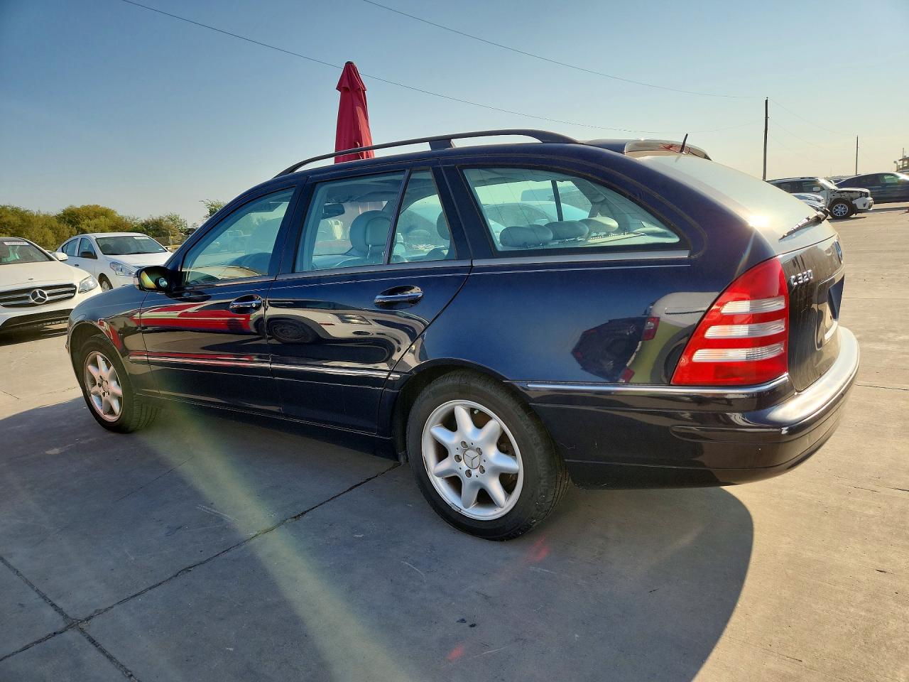 2002 Mercedes-benz C 320 Blue vin: WDBRH64J62F194537