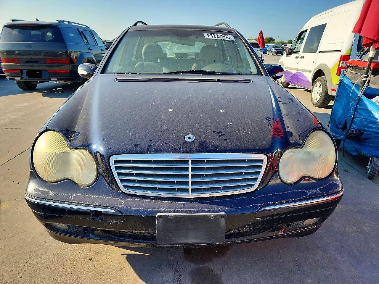 2002 Mercedes-benz C 320 Blue vin: WDBRH64J62F194537