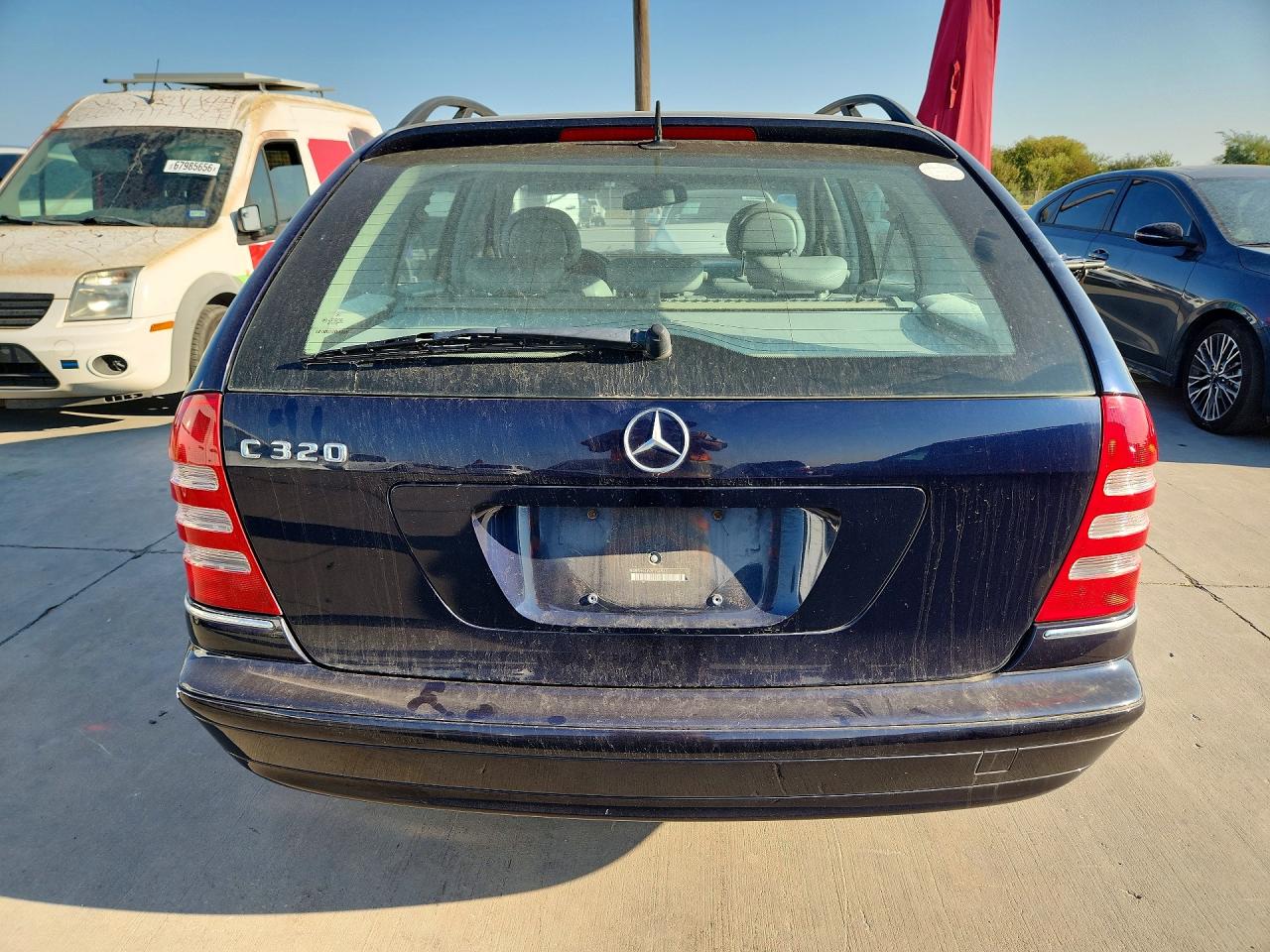 2002 Mercedes-benz C 320 Blue vin: WDBRH64J62F194537