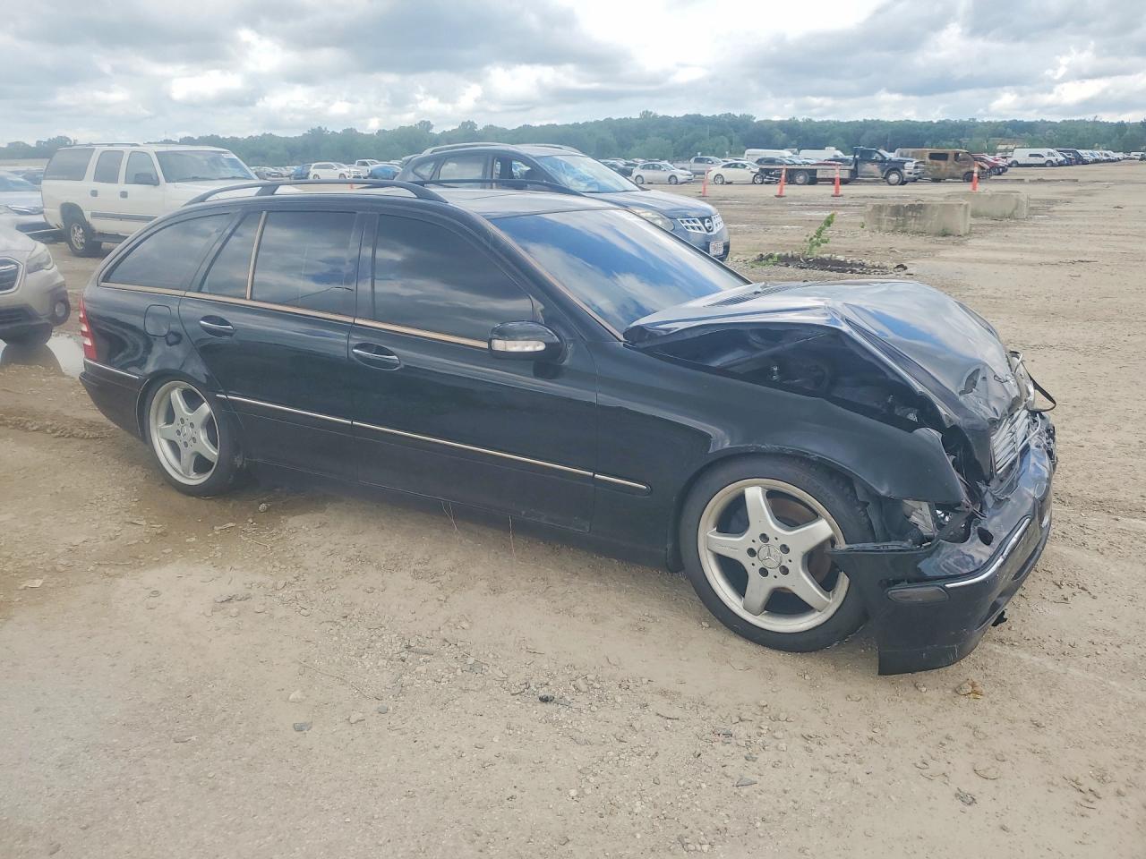2002 Mercedes-benz C 320 Black vin: WDBRH64J72F184728