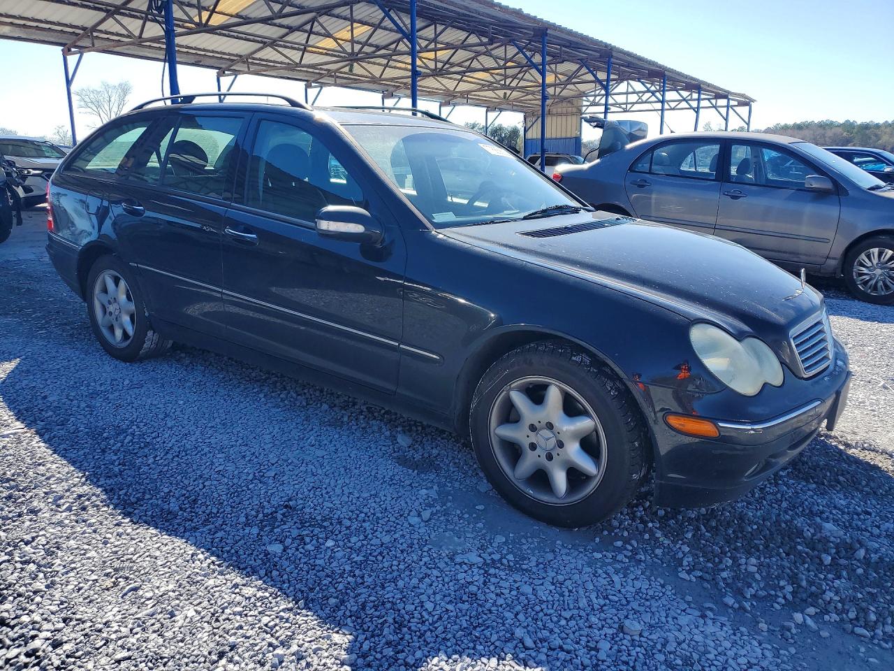 2003 Mercedes-benz C 320 Black vin: WDBRH64J73F347508