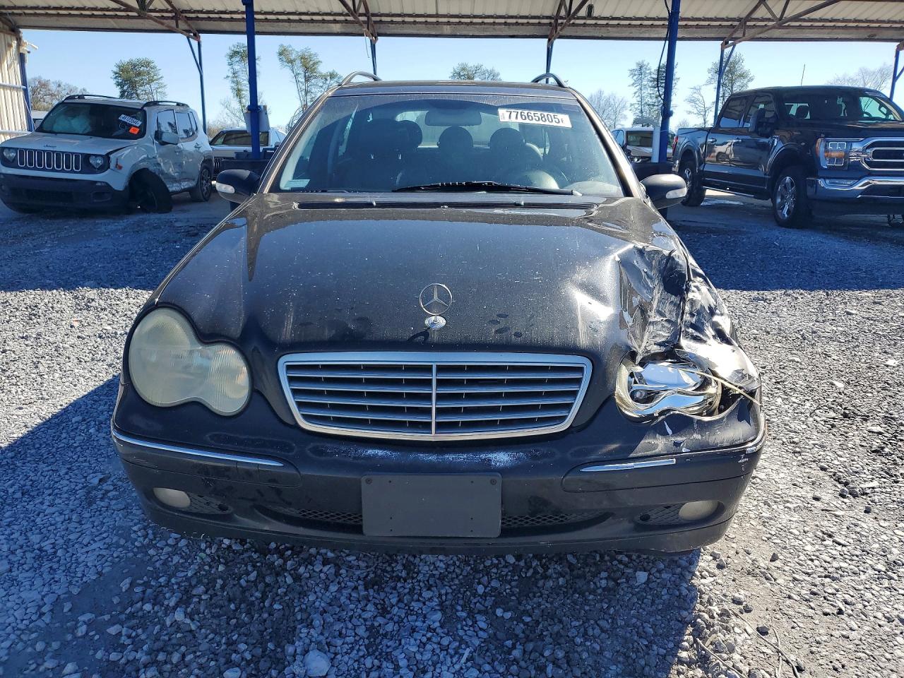 2003 Mercedes-benz C 320 Black vin: WDBRH64J73F347508