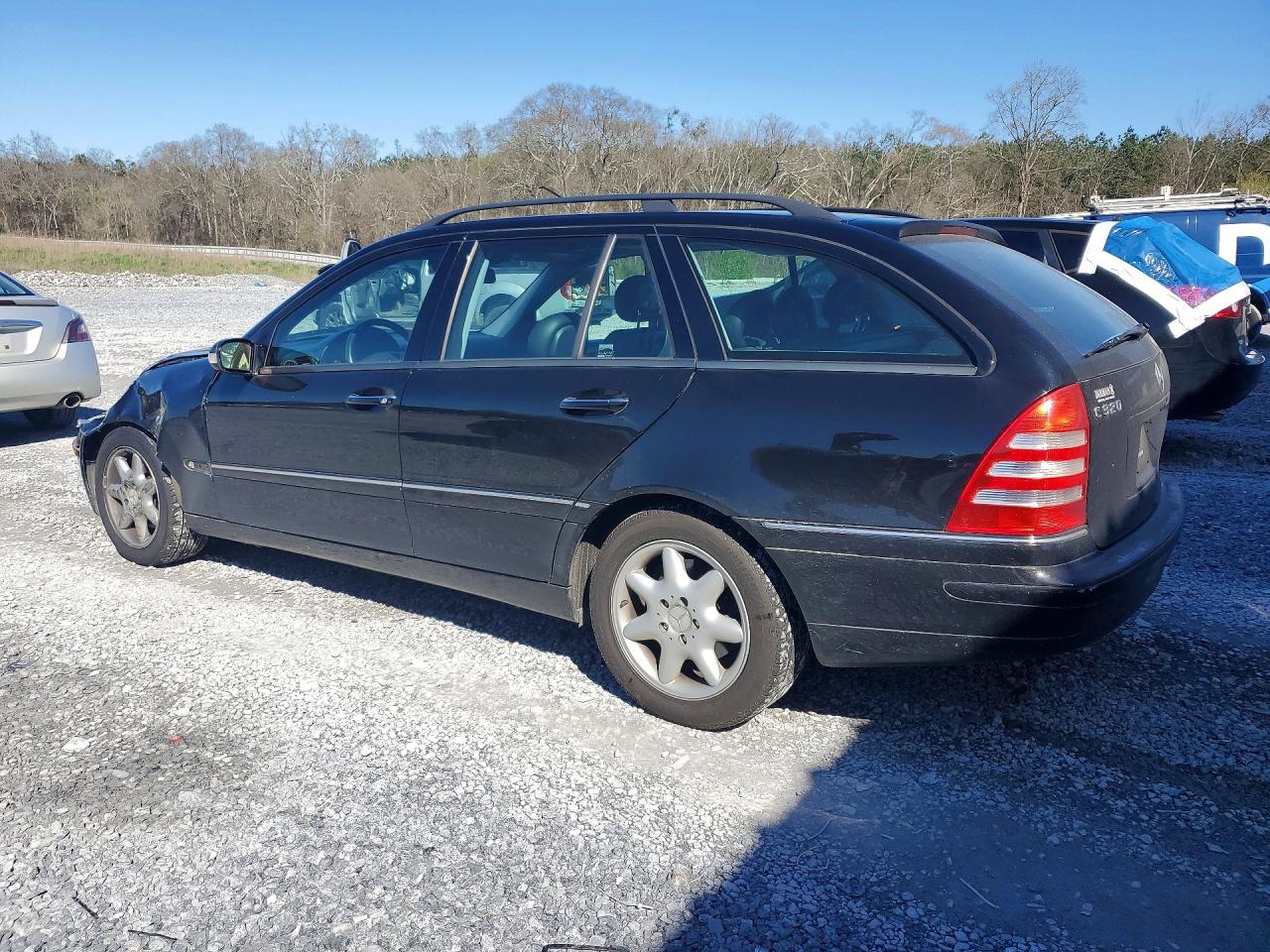 2003 Mercedes-benz C 320 Black vin: WDBRH64J73F347508