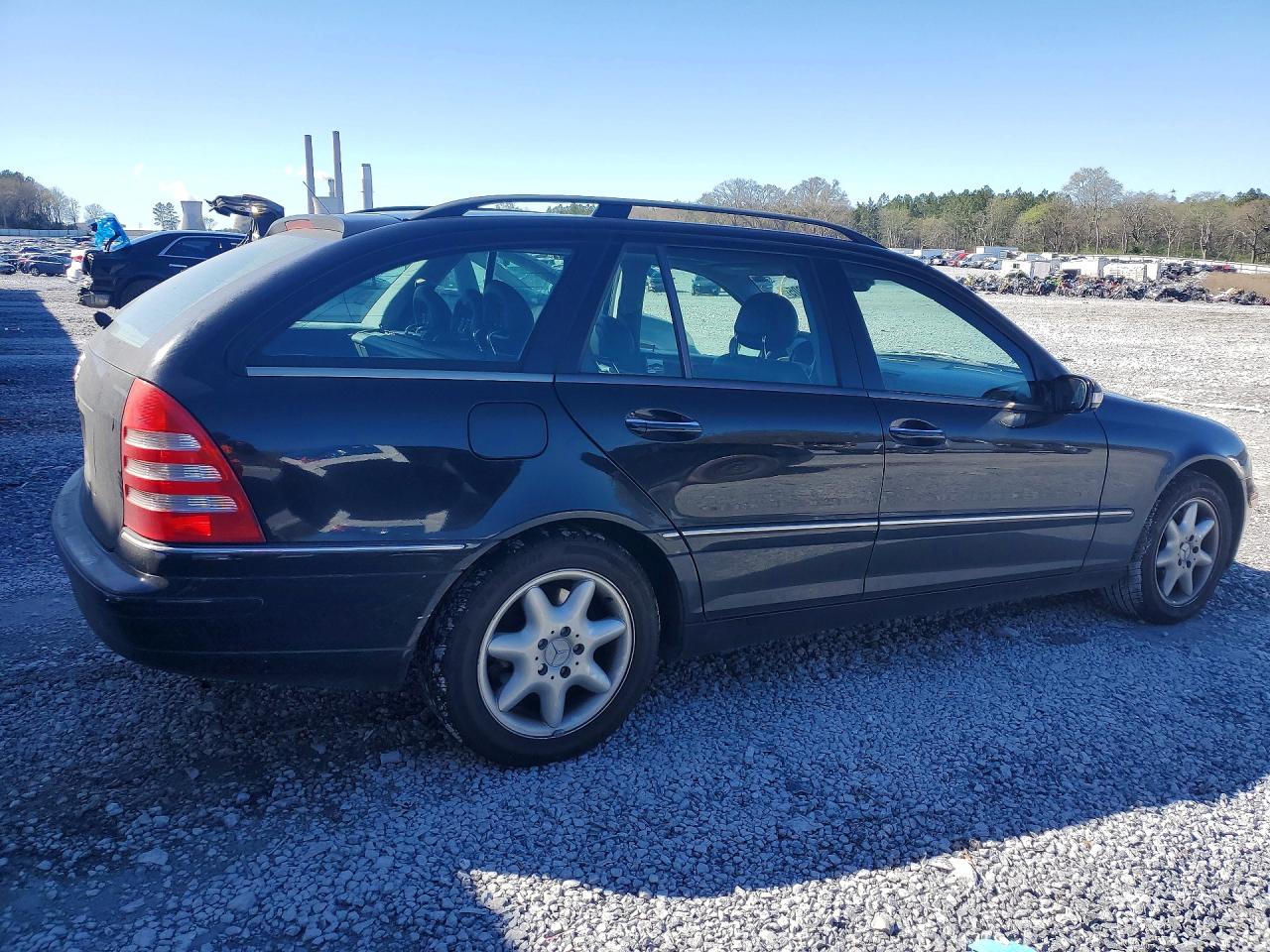 2003 Mercedes-benz C 320 Black vin: WDBRH64J73F347508