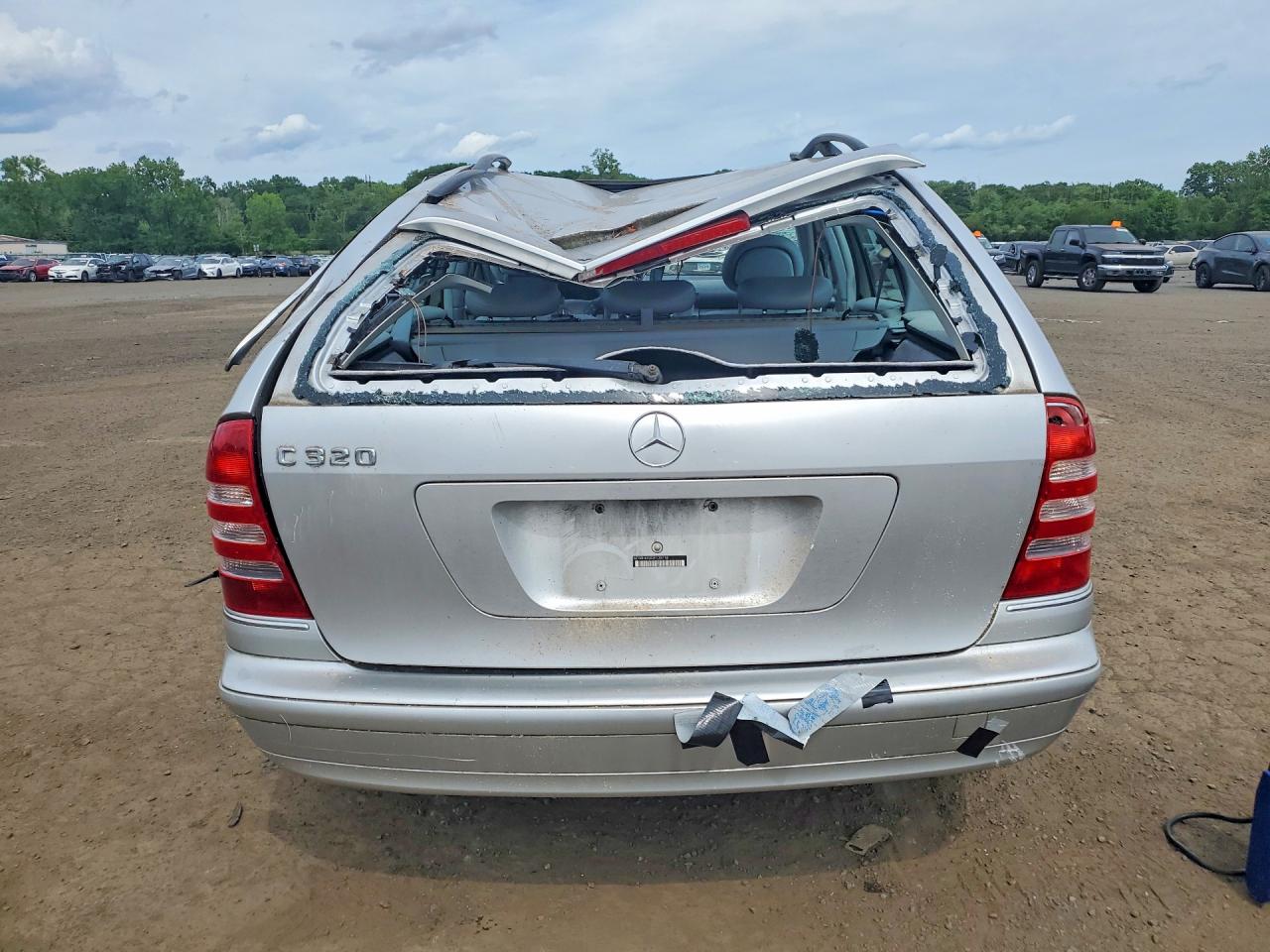 2002 Mercedes-benz C 320 Silver vin: WDBRH64JX2F139718