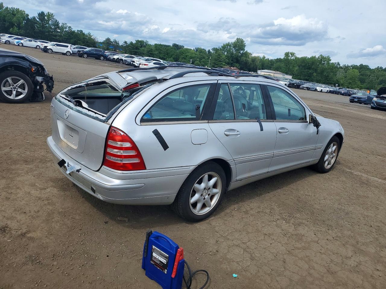 2002 Mercedes-benz C 320 Silver vin: WDBRH64JX2F139718