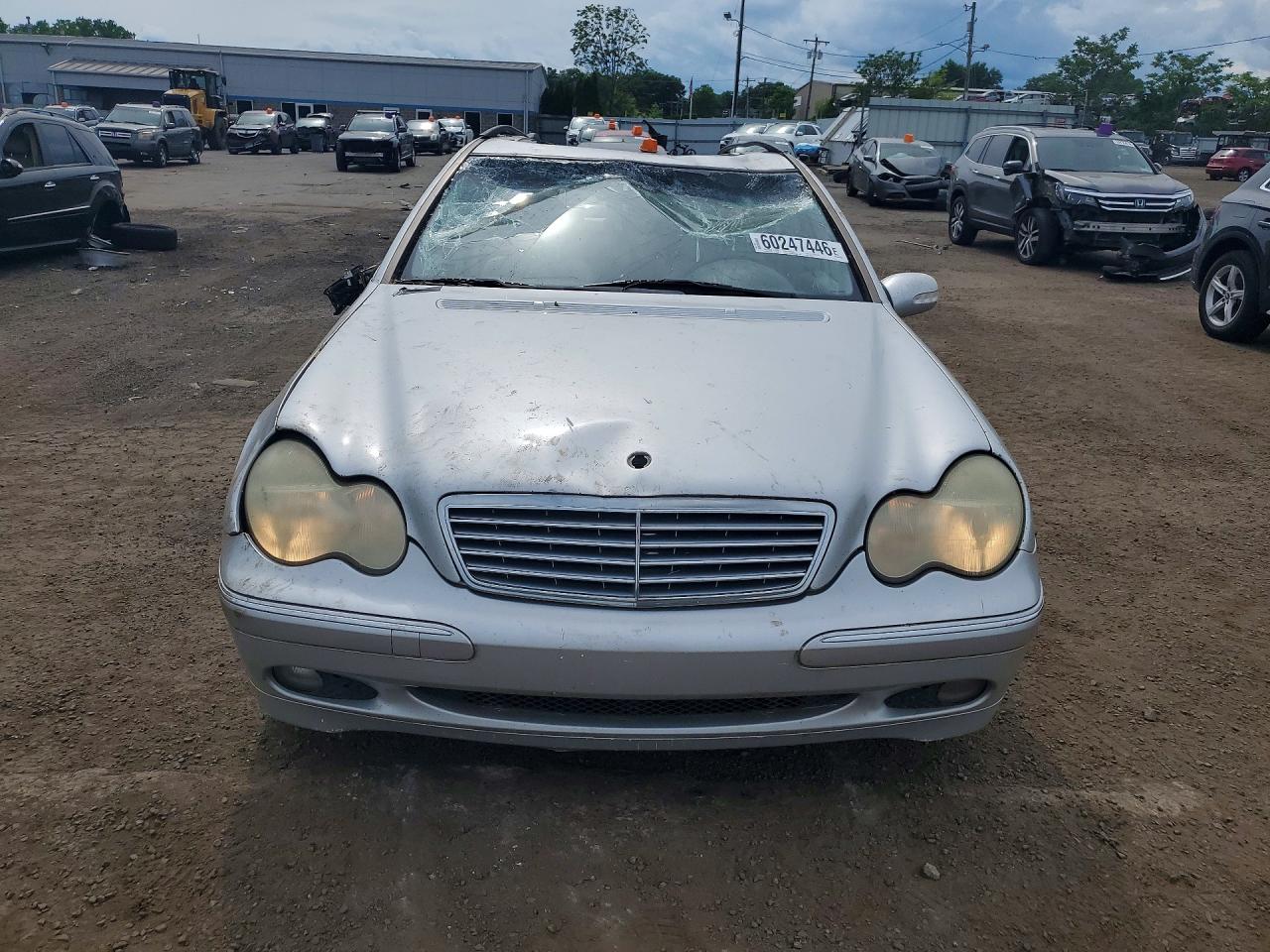 2002 Mercedes-benz C 320 Silver vin: WDBRH64JX2F139718