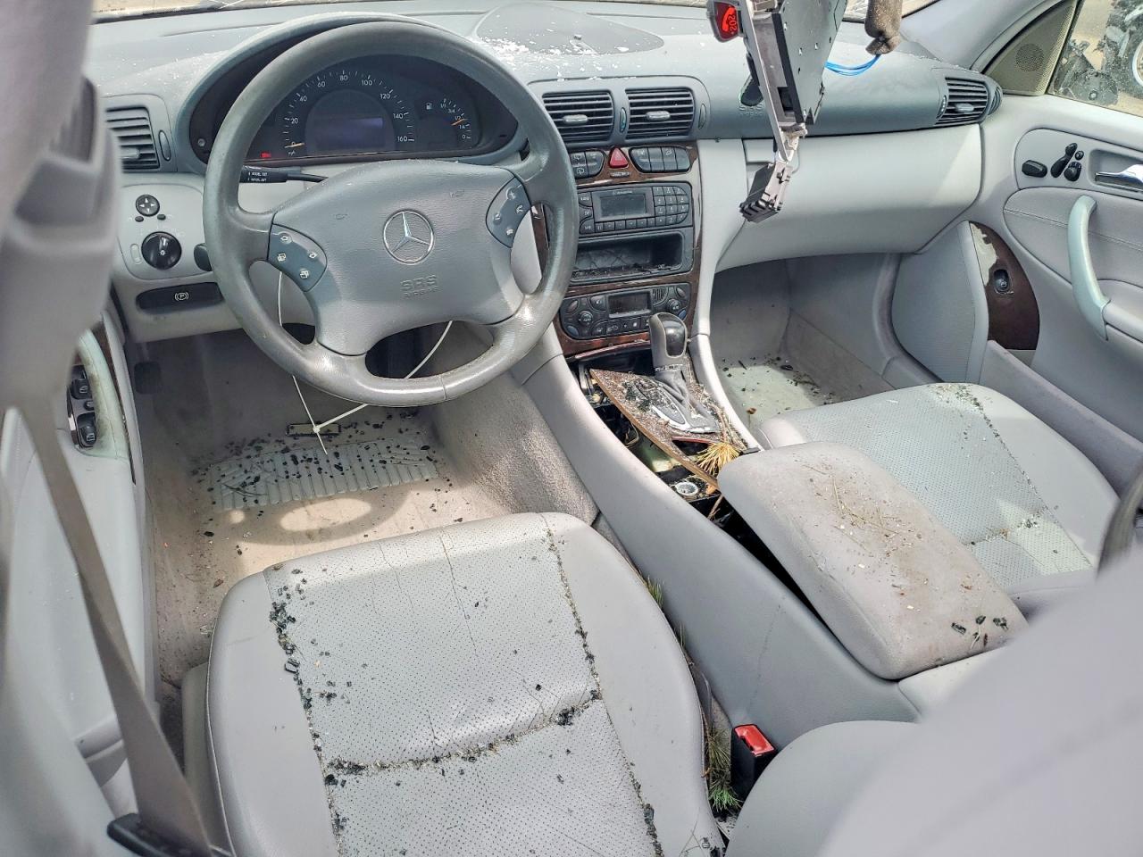 2002 Mercedes-benz C 320 Silver vin: WDBRH64JX2F139718