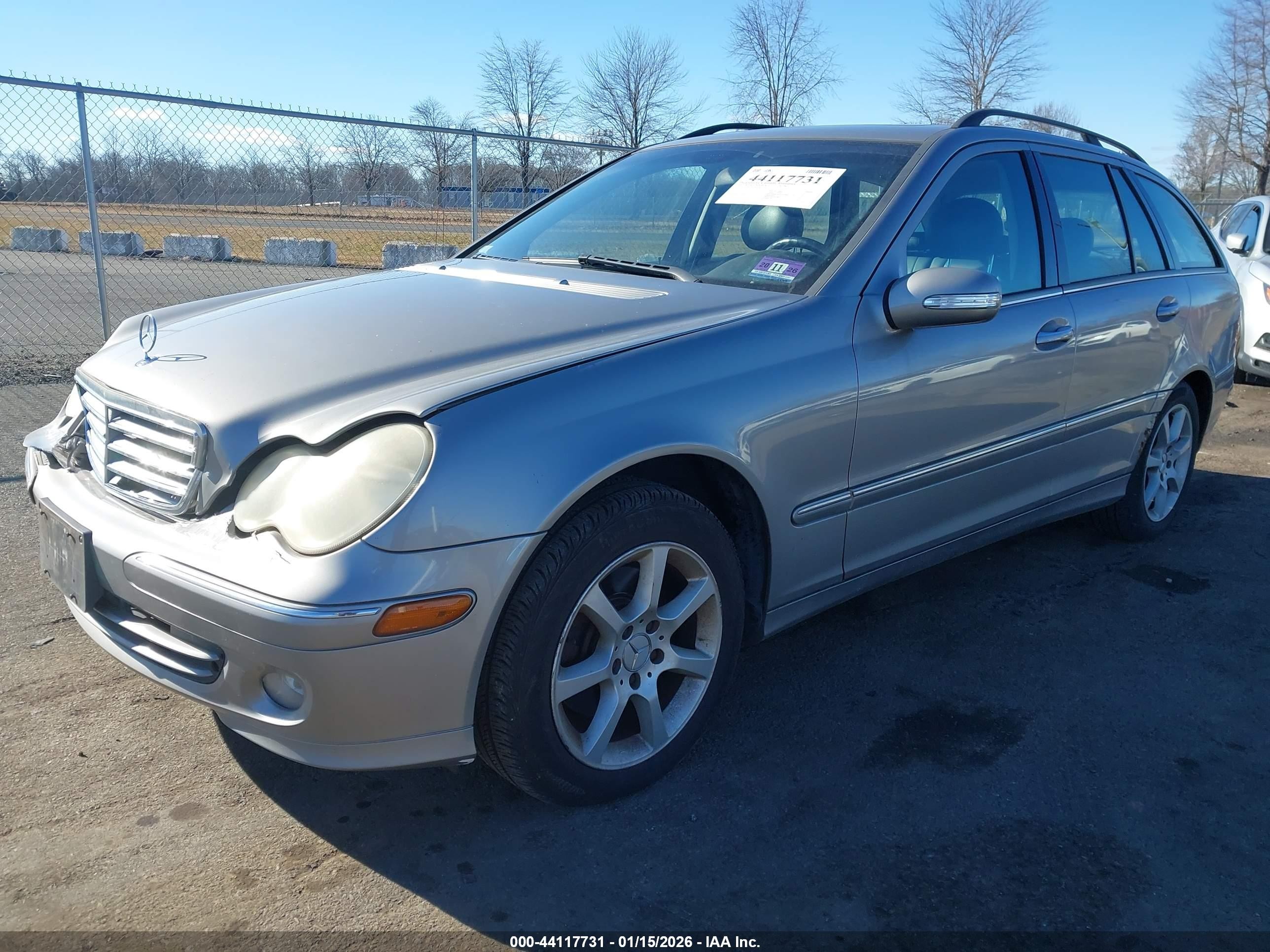 2005 Mercedes-benz C 240 Luxury 4matic Silver vin: WDBRH81J45F600478