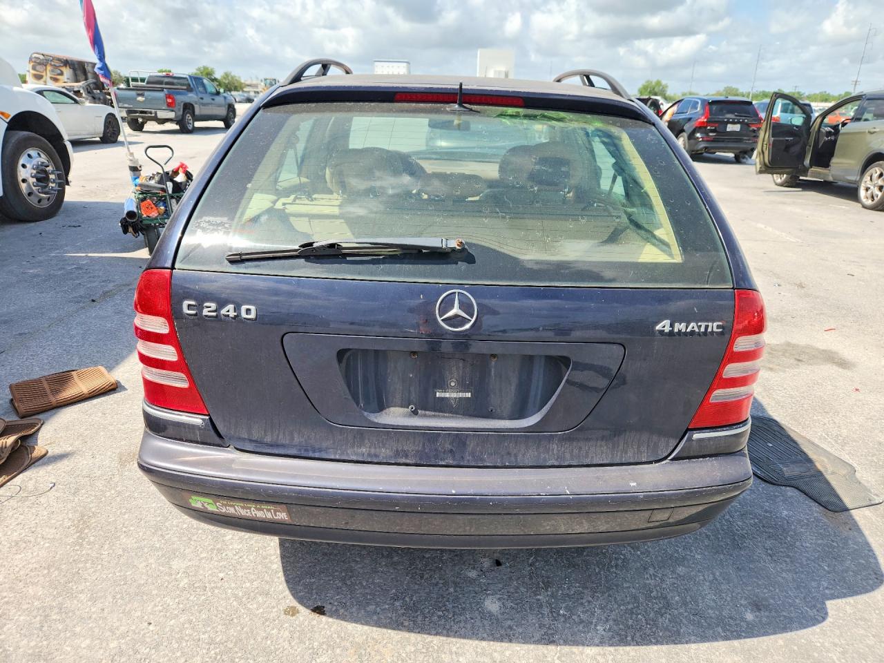 2004 Mercedes-benz C 240 Sportwagon 4matic Blue vin: WDBRH81J54F452372