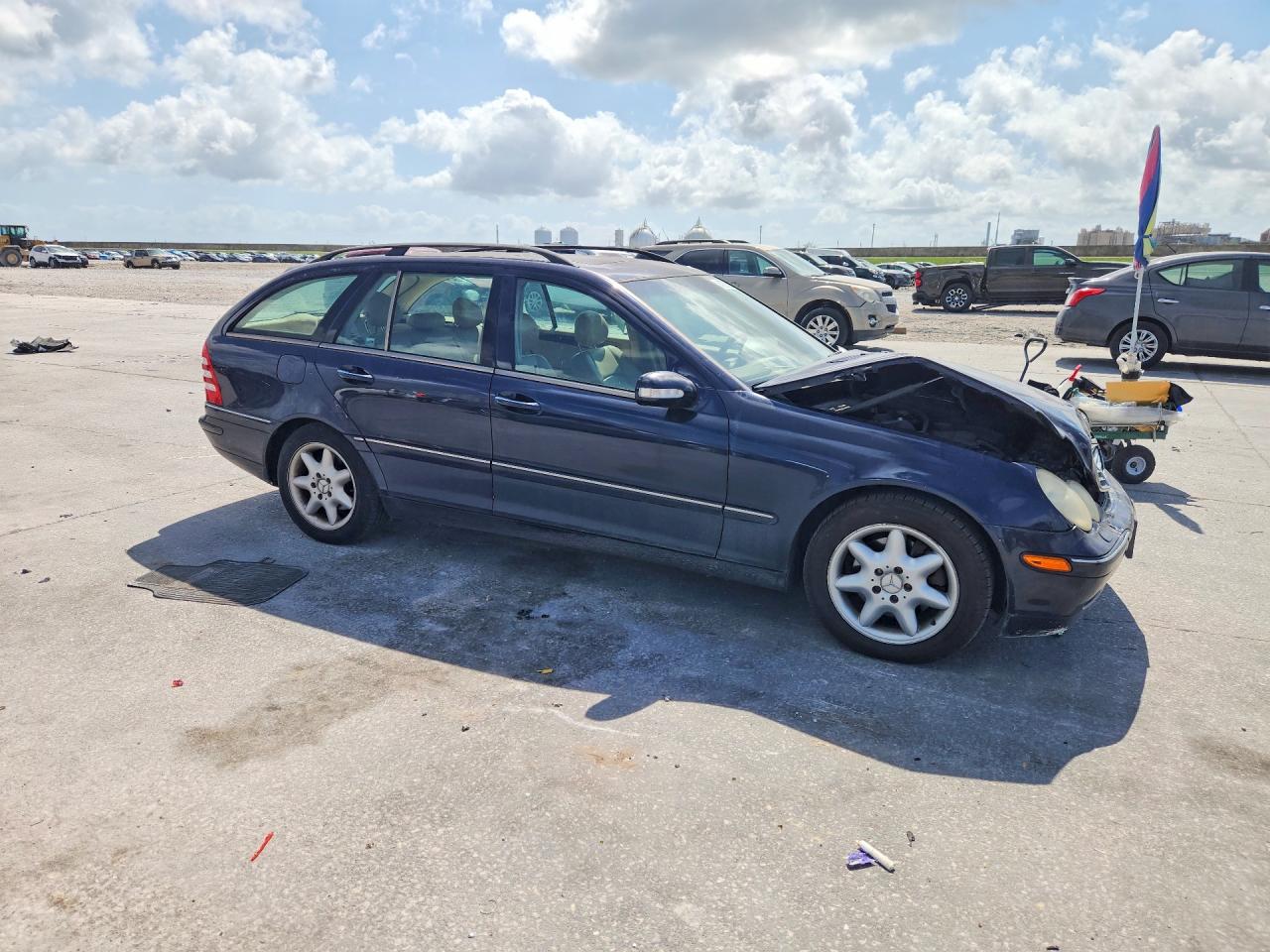 2004 Mercedes-benz C 240 Sportwagon 4matic Blue vin: WDBRH81J54F452372