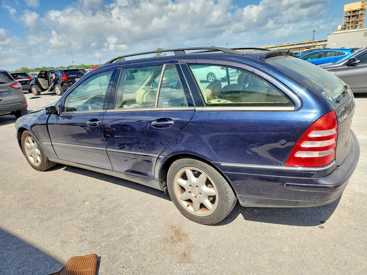 2004 Mercedes-benz C 240 Sportwagon 4matic Blue vin: WDBRH81J54F452372