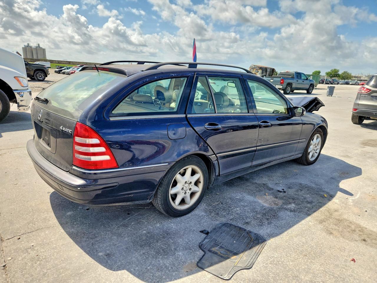 2004 Mercedes-benz C 240 Sportwagon 4matic Blue vin: WDBRH81J54F452372