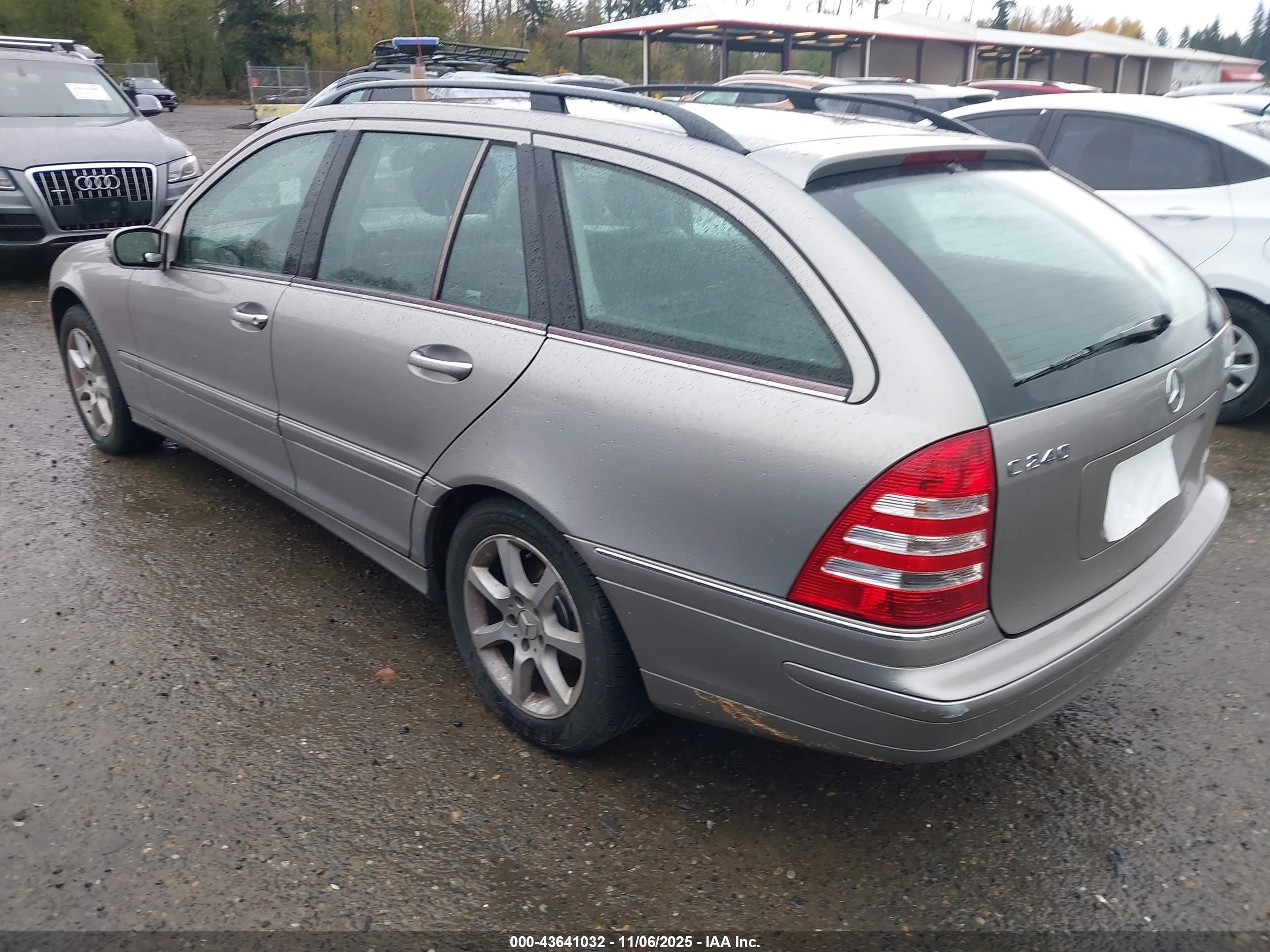 2005 Mercedes-benz C 240 Luxury 4matic Silver vin: WDBRH81J55F601073