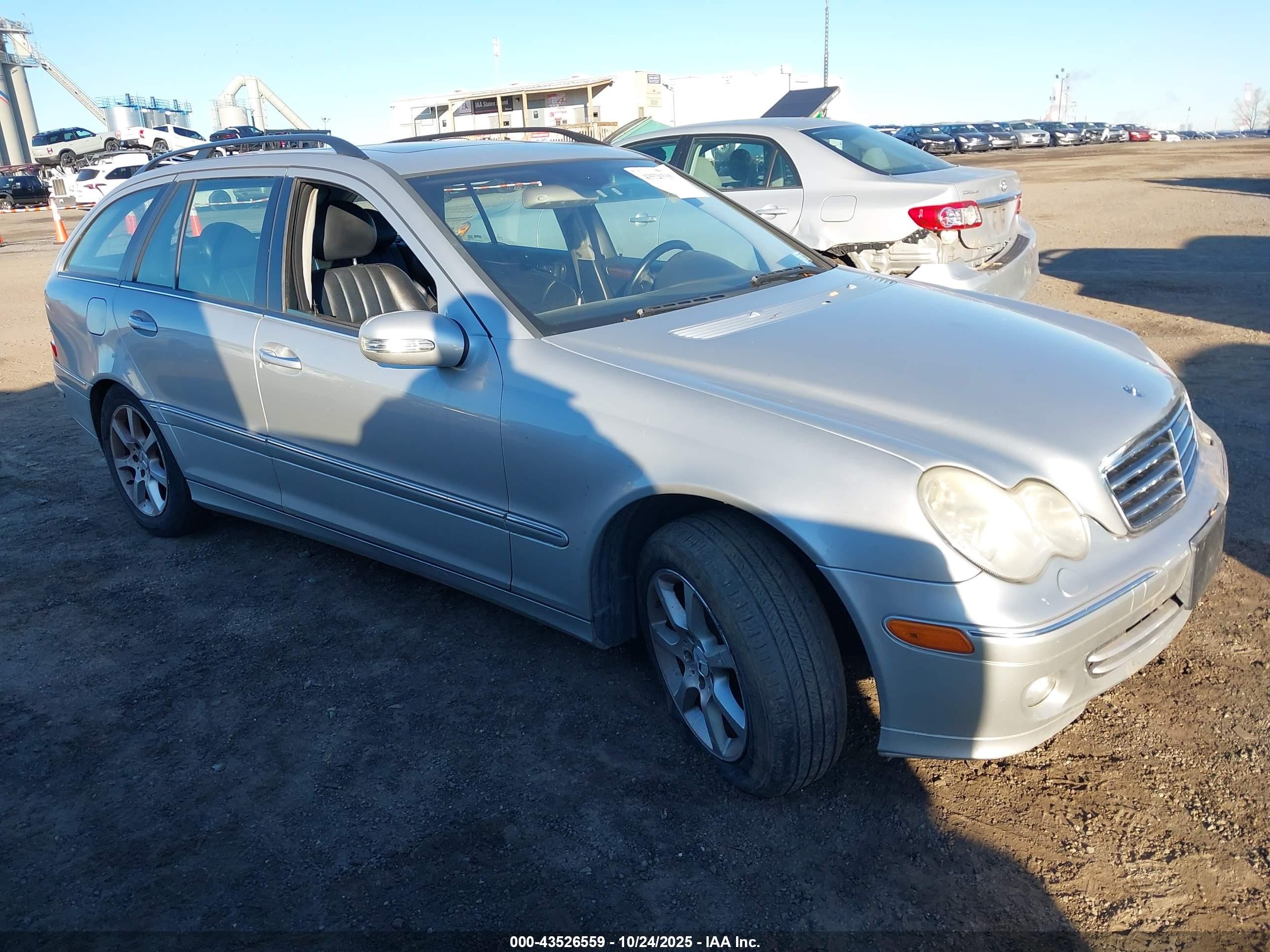 2005 Mercedes-benz C 240 Luxury 4matic Silver vin: WDBRH81J55F657661