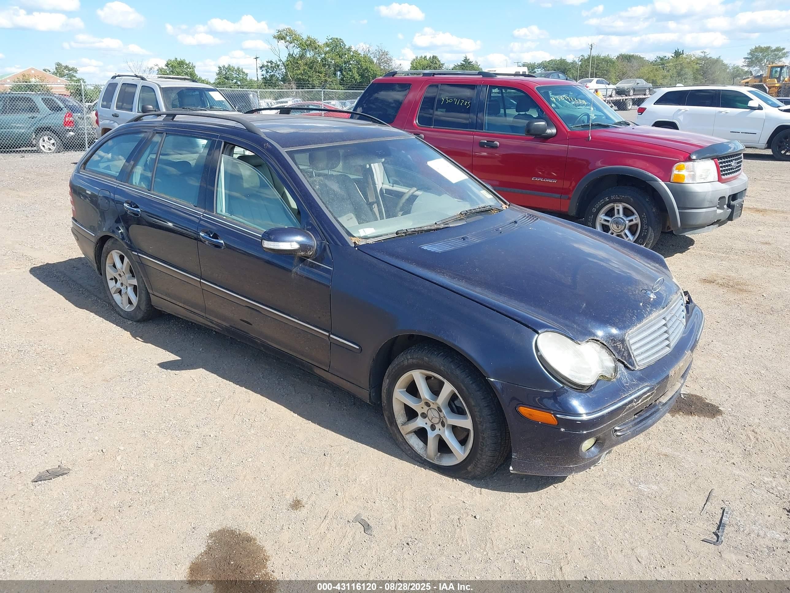 2005 Mercedes-benz C 240 Luxury 4matic Синий vin: WDBRH81J65F615189