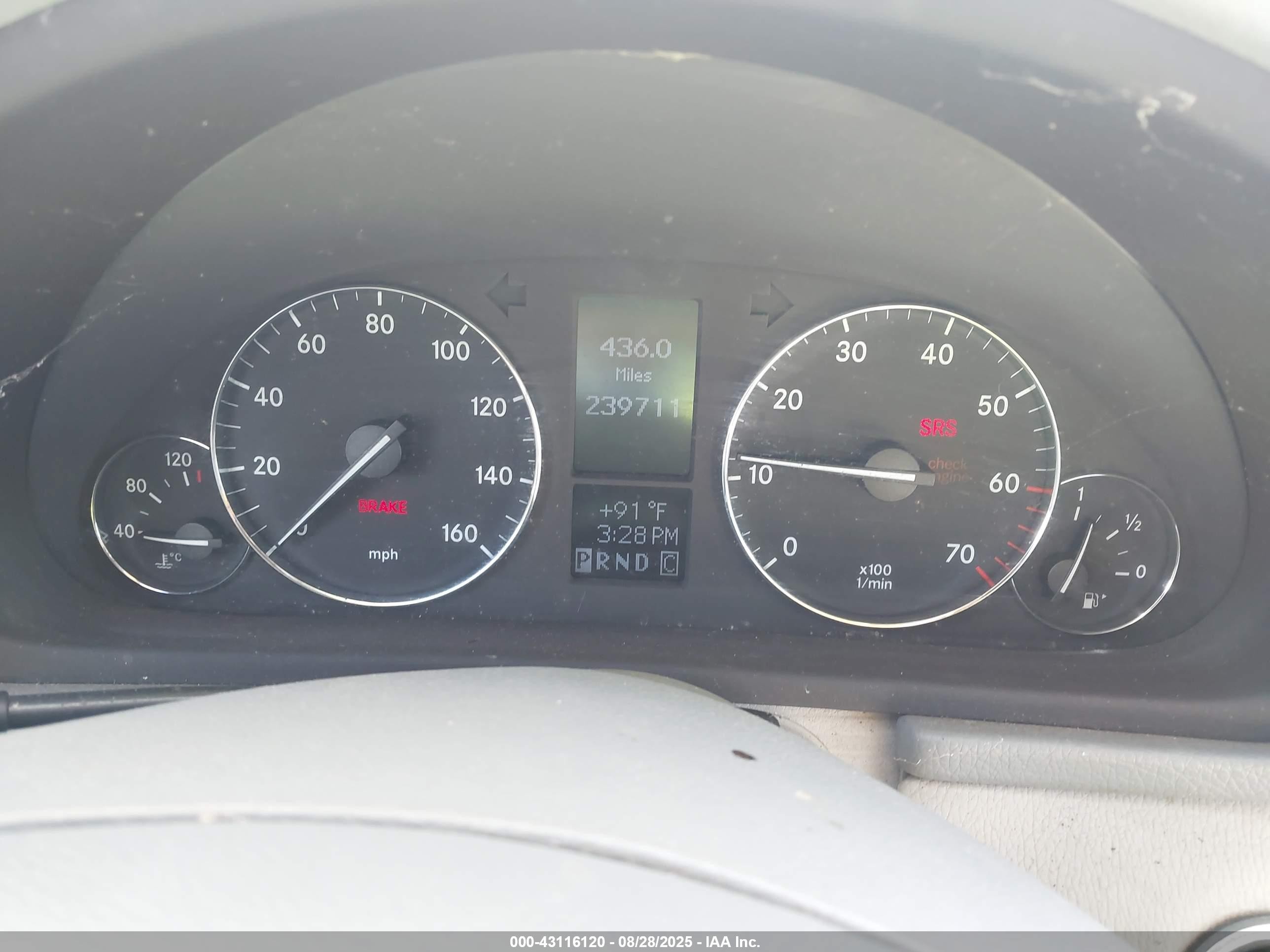 2005 Mercedes-benz C 240 Luxury 4matic Синий vin: WDBRH81J65F615189