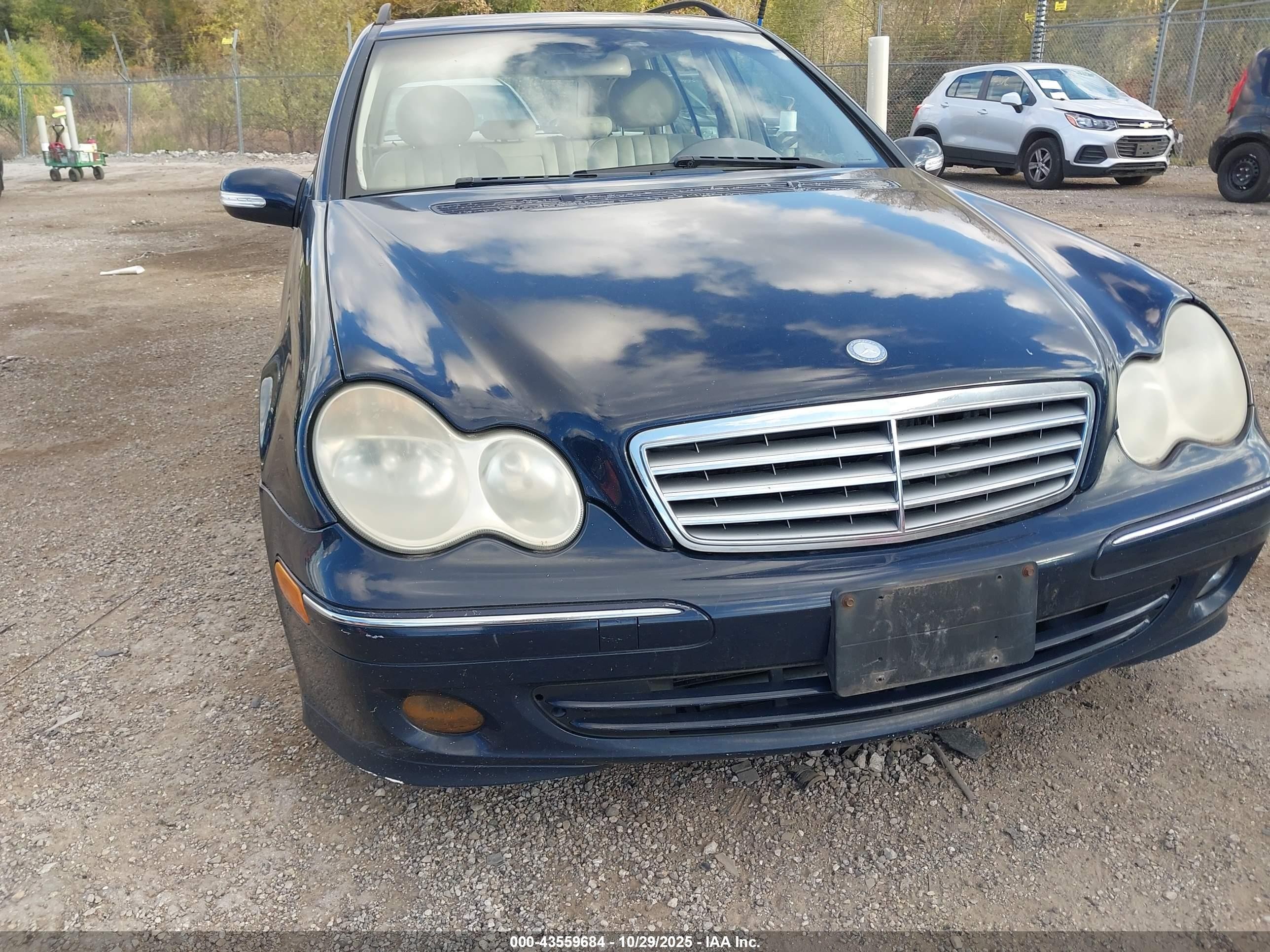 2005 Mercedes-benz C 240 Luxury 4matic Blue vin: WDBRH81J65F626452