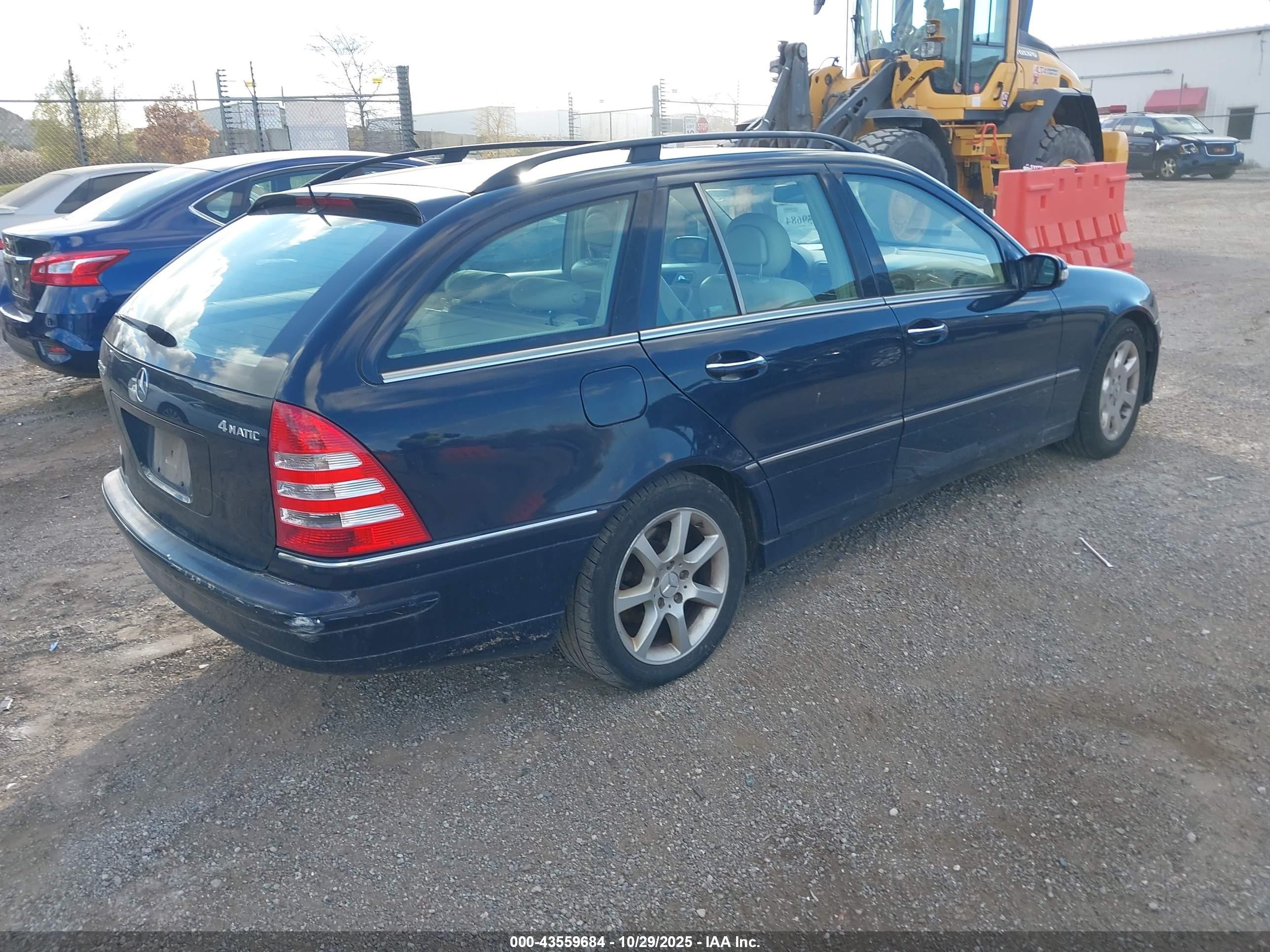 2005 Mercedes-benz C 240 Luxury 4matic Blue vin: WDBRH81J65F626452