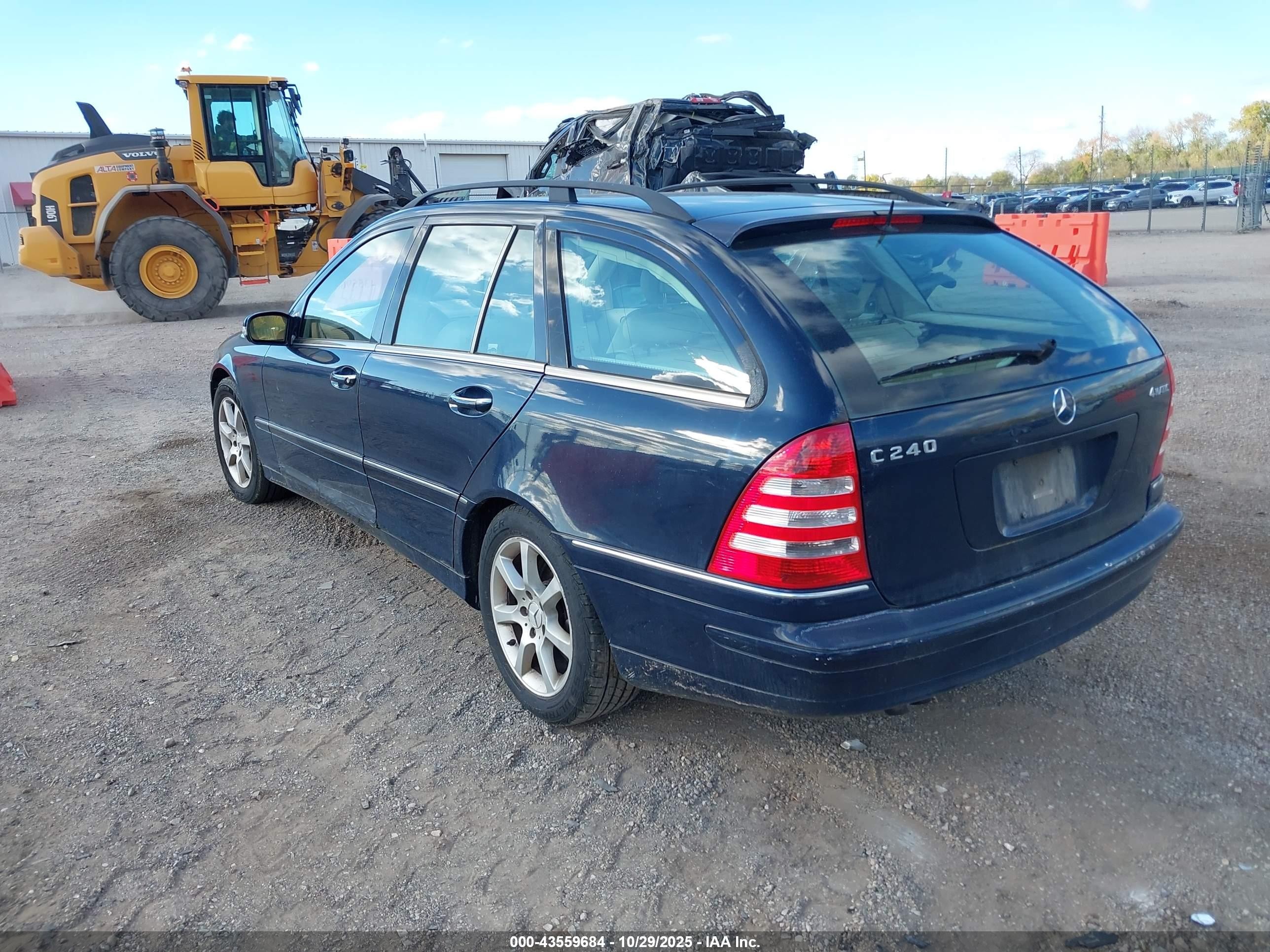 2005 Mercedes-benz C 240 Luxury 4matic Blue vin: WDBRH81J65F626452