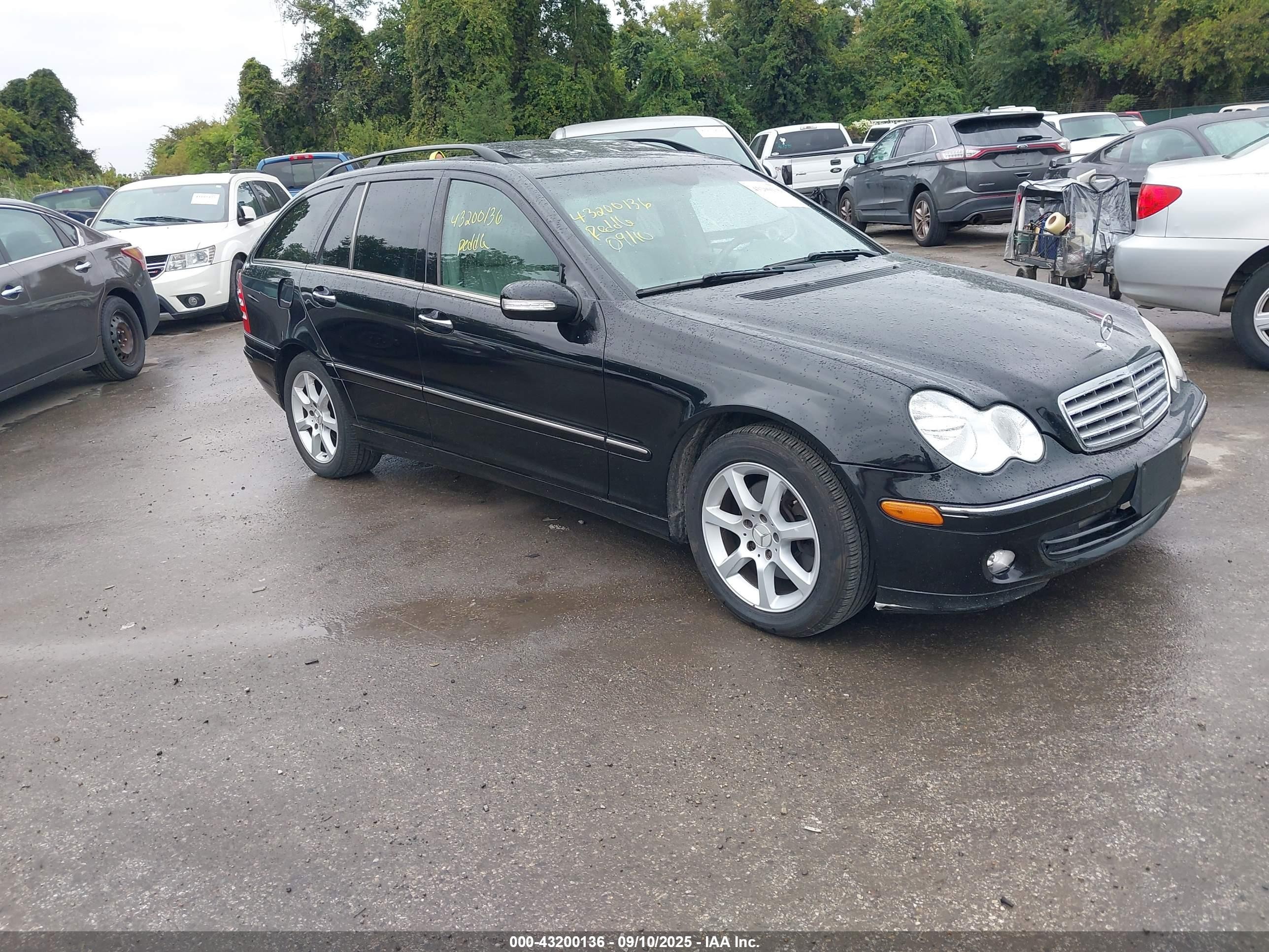 2005 Mercedes-benz C 240 Luxury 4matic Black vin: WDBRH81J85F567579