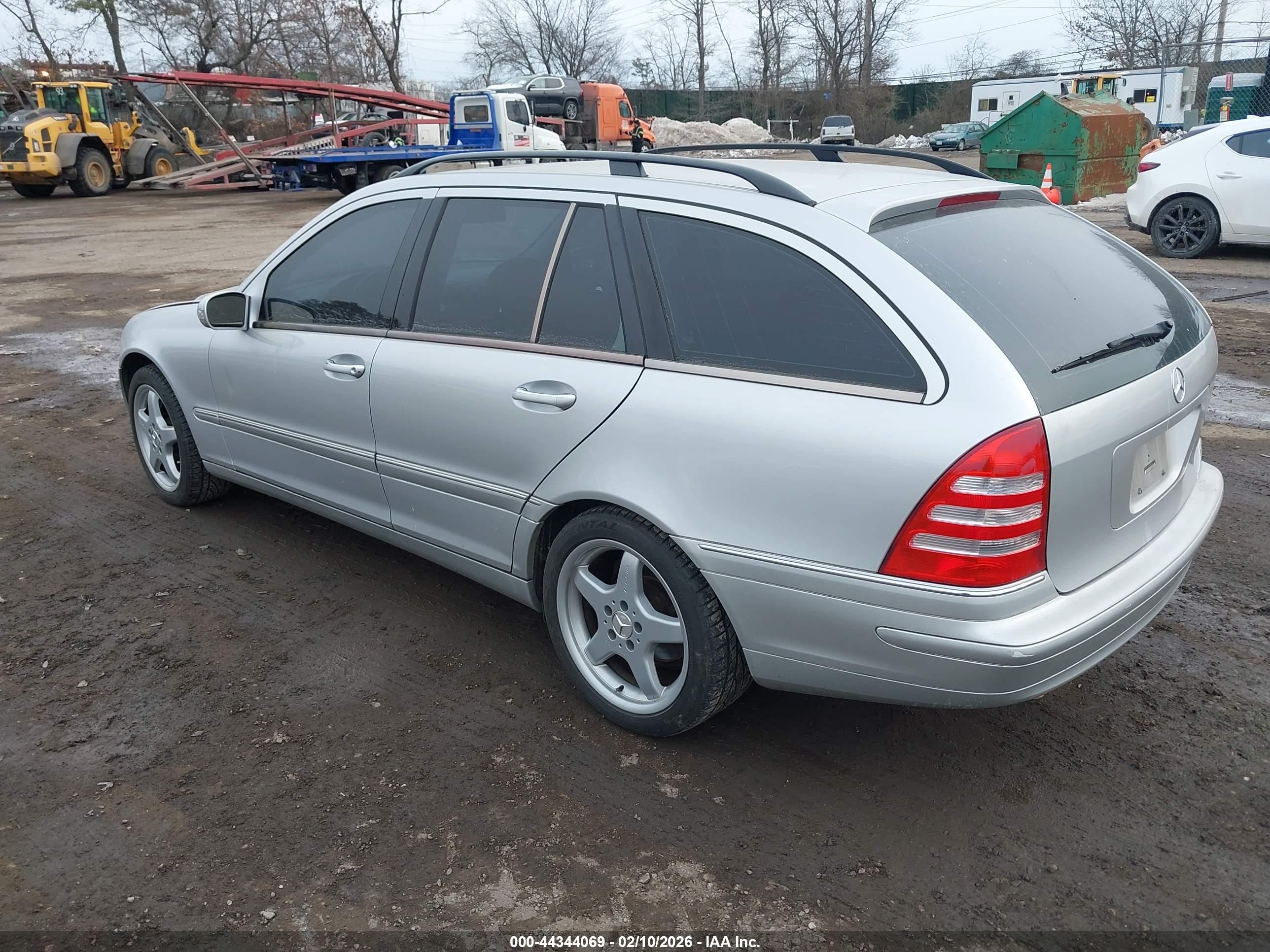 2004 Mercedes-benz C 240 4matic Silver vin: WDBRH81J94F481552