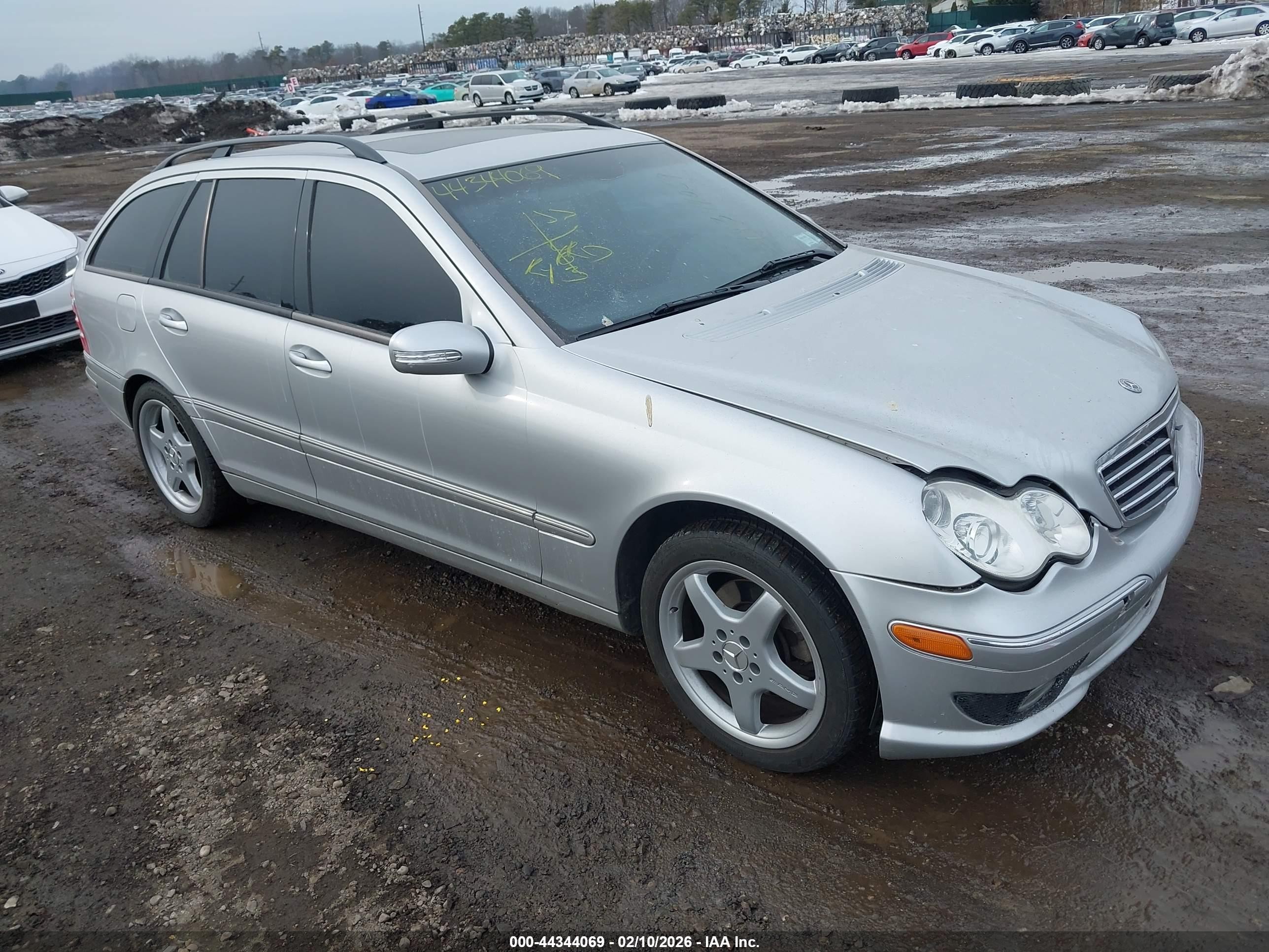 2004 Mercedes-benz C 240 4matic Silver vin: WDBRH81J94F481552